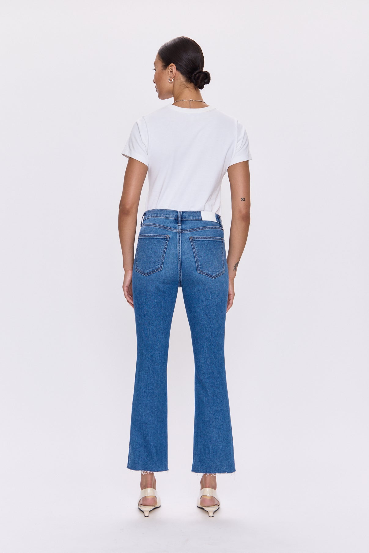 Lennon High Rise Crop Boot Jean - Countryside