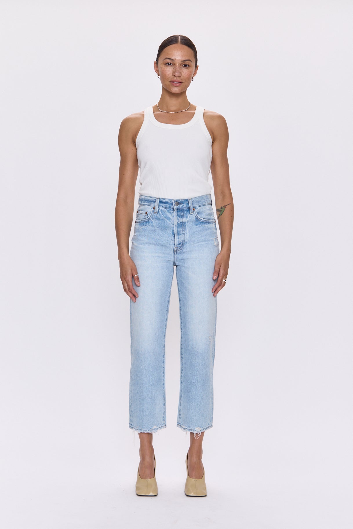 Cassie Super High Rise Straight Jean - Radiant Vintage