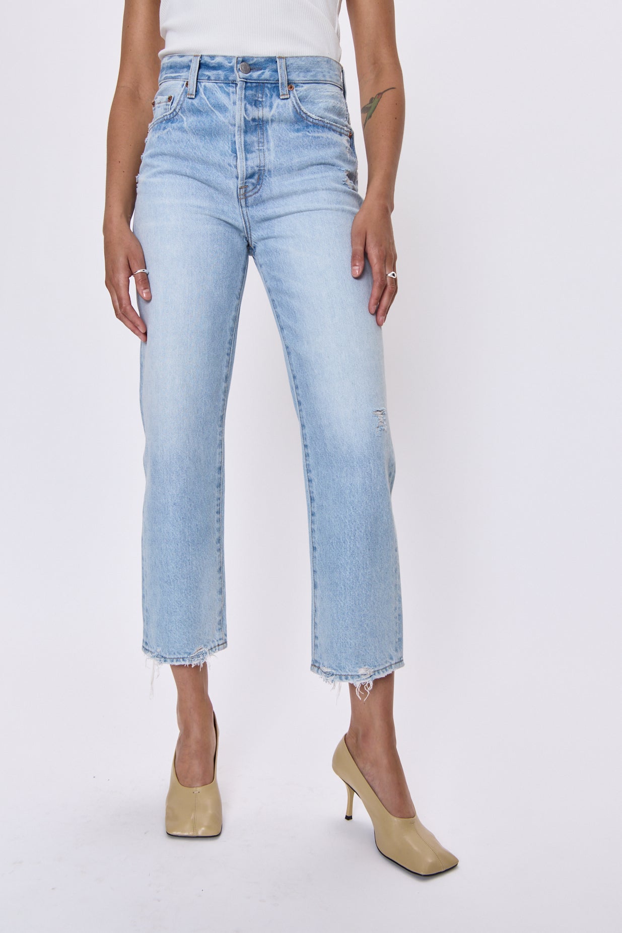 Cassie Super High Rise Straight Jean - Radiant Vintage