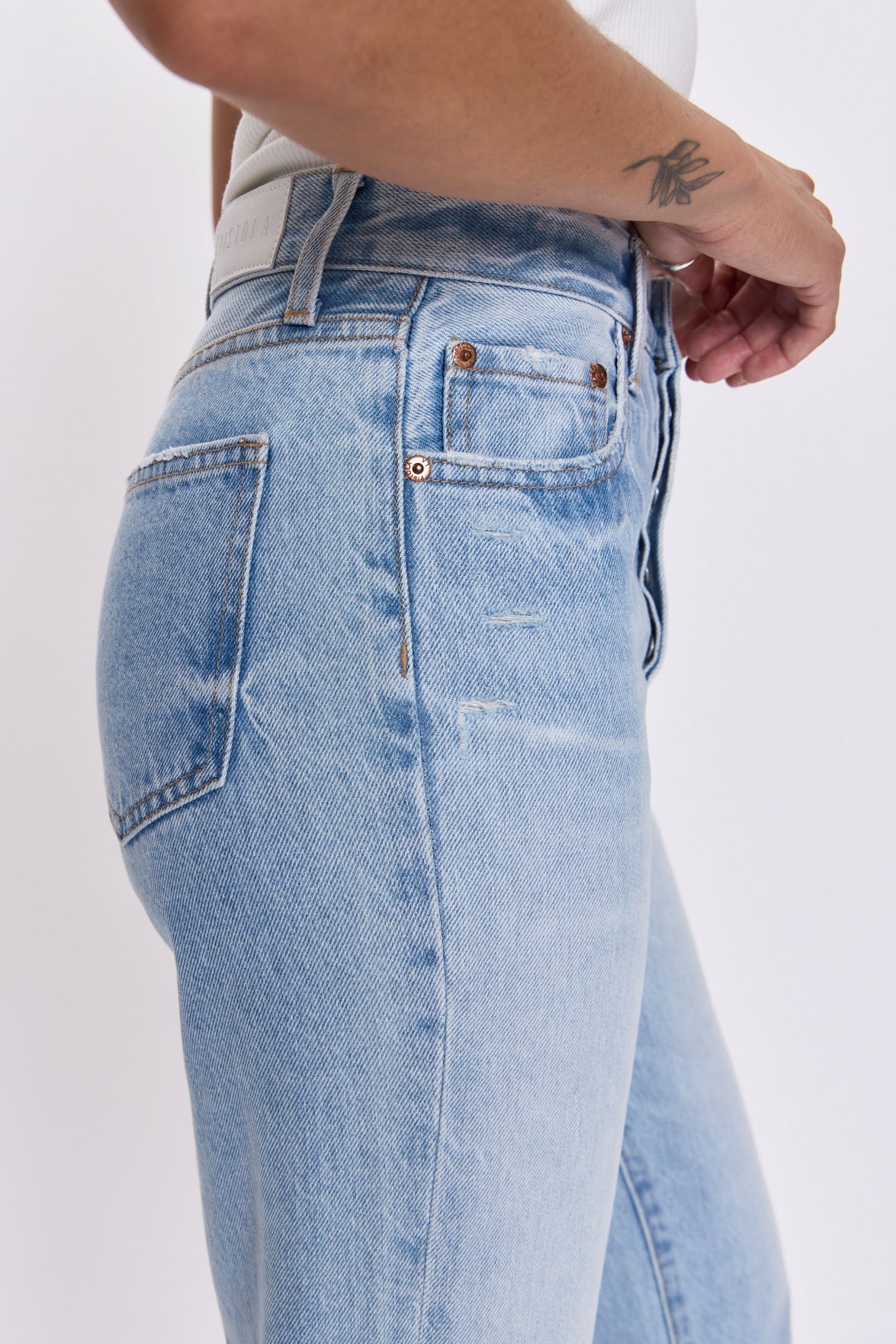 Cassie Super High Rise Straight Jean - Radiant Vintage
