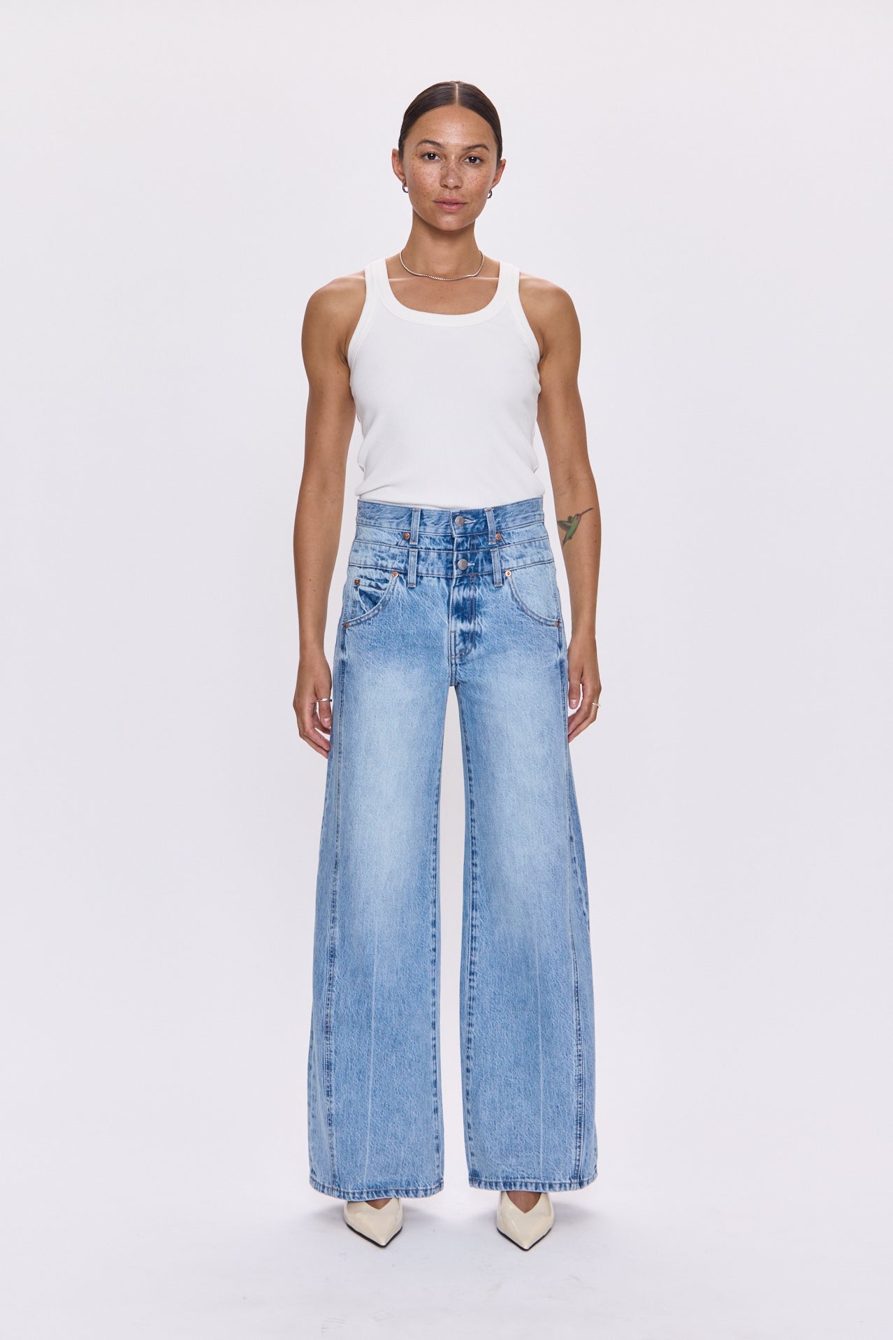 Caleb High Rise Relaxed Stacked Waist- Era