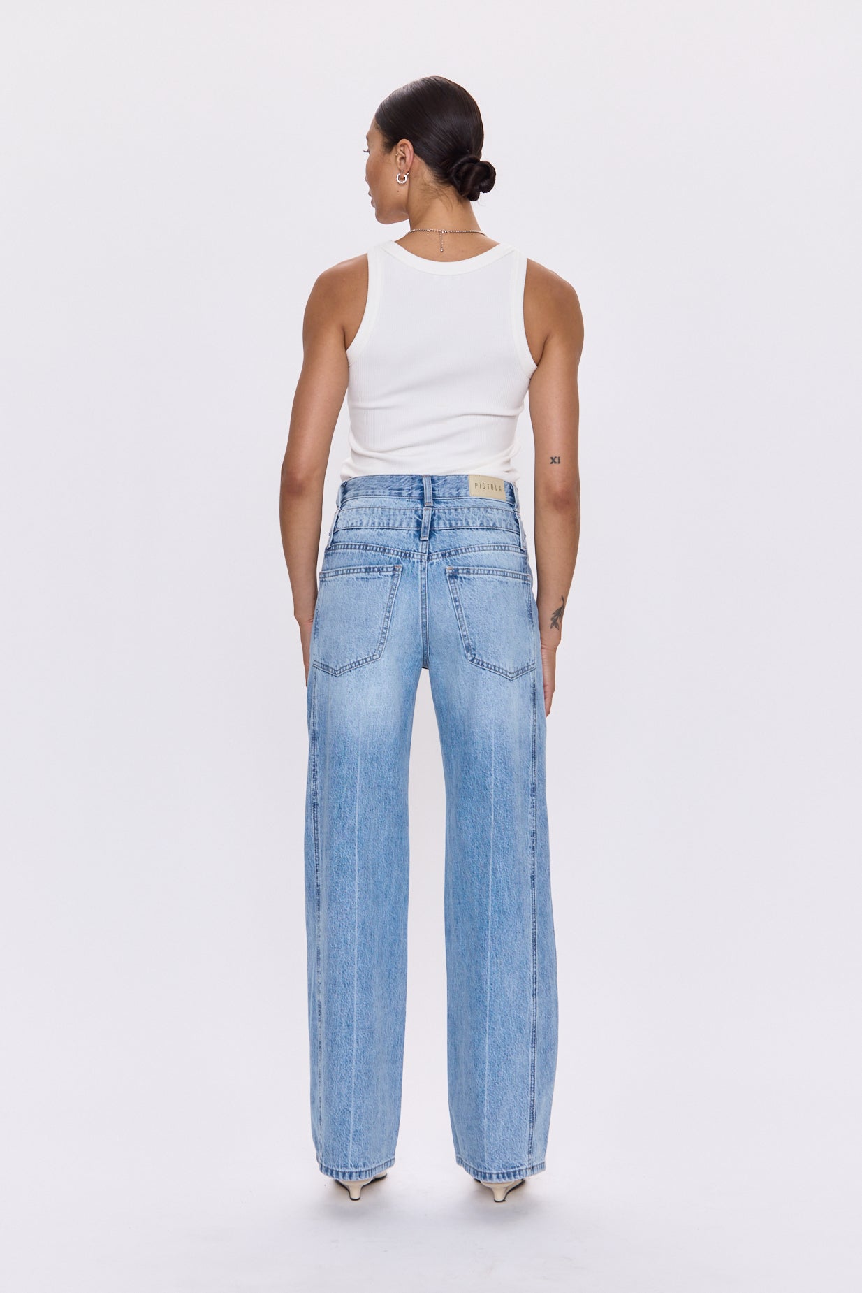 Caleb High Rise Relaxed Stacked Waist- Era