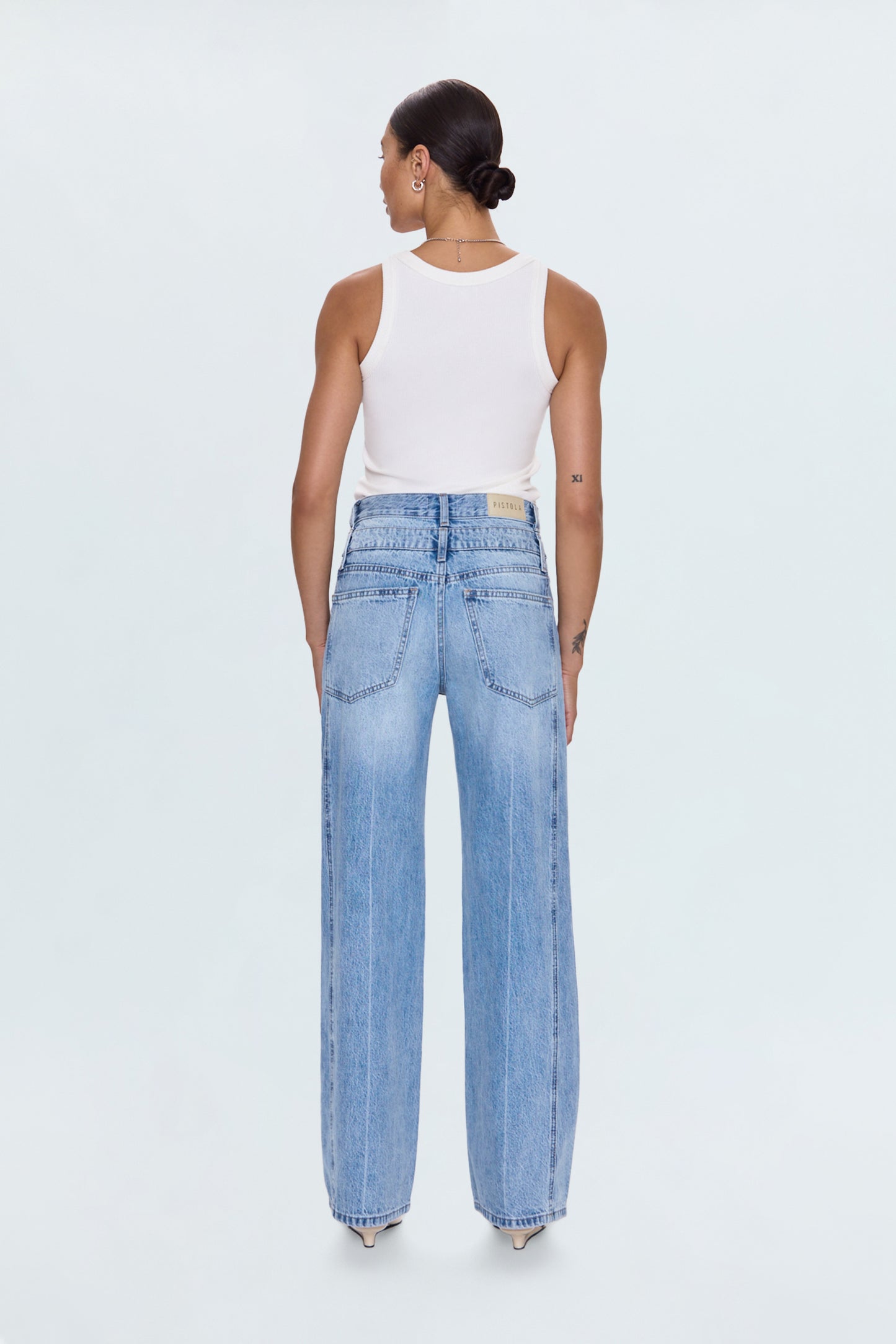 Caleb High Rise Stacked Waist Jean - Era