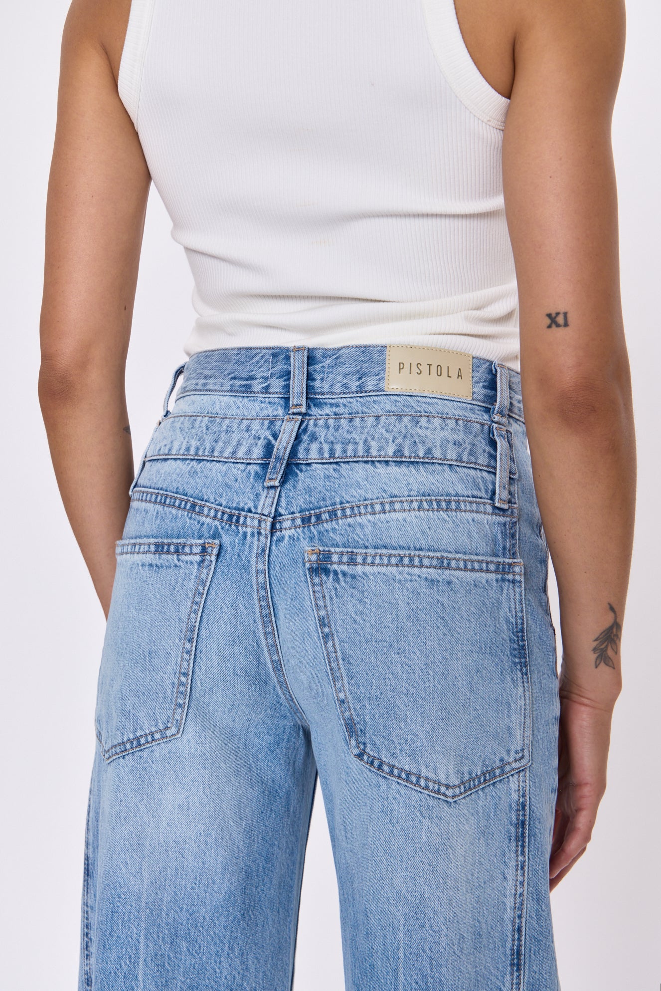 Caleb High Rise Relaxed Stacked Waist- Era