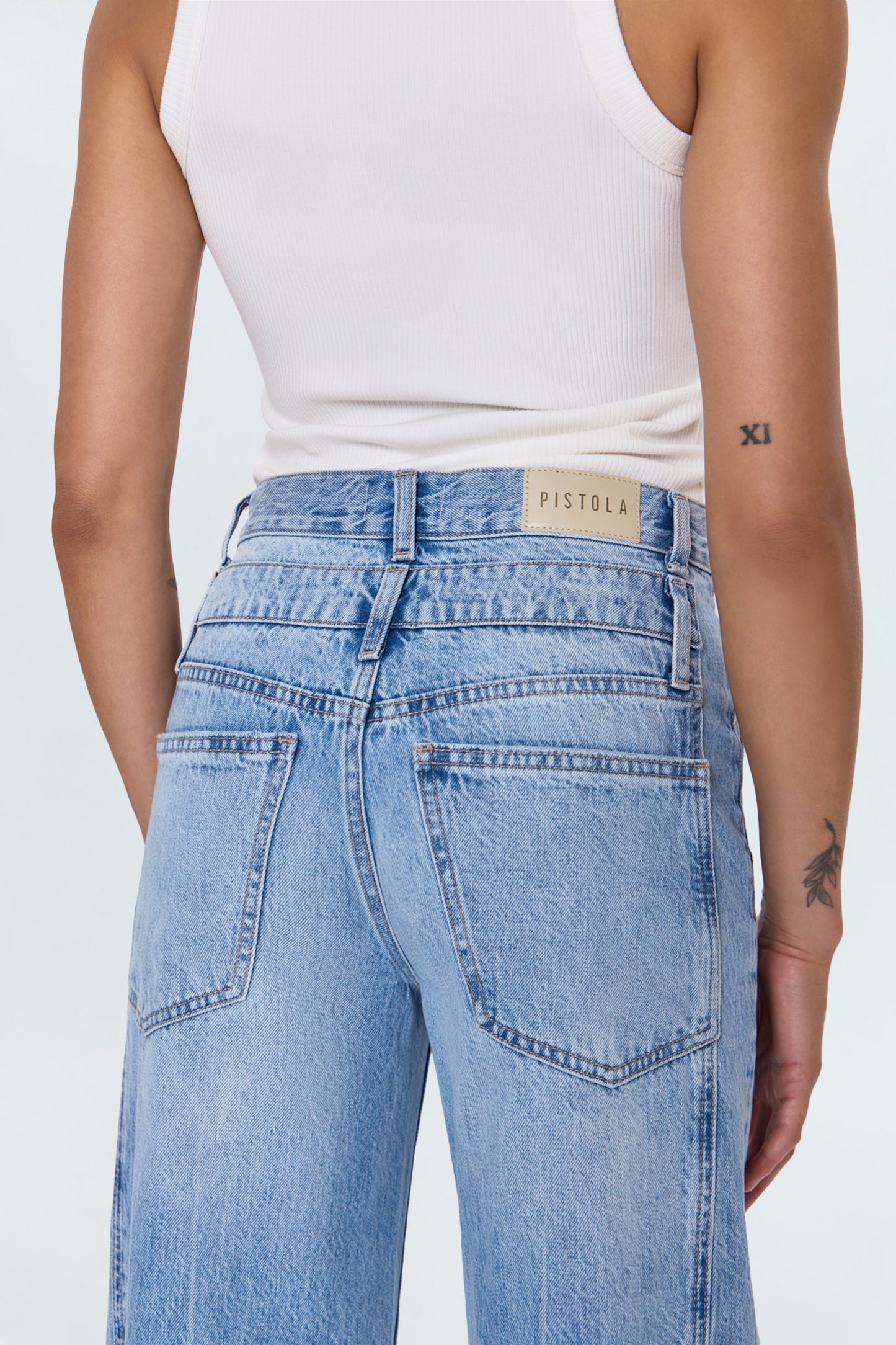 Caleb High Rise Stacked Waist Jean - Era