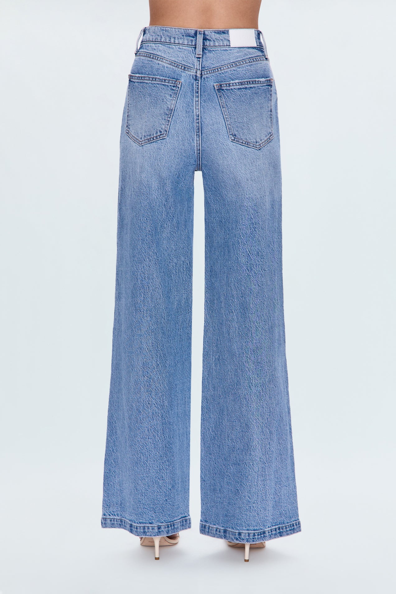PETITE Lana High Rise Ultra Wide Jean - Break