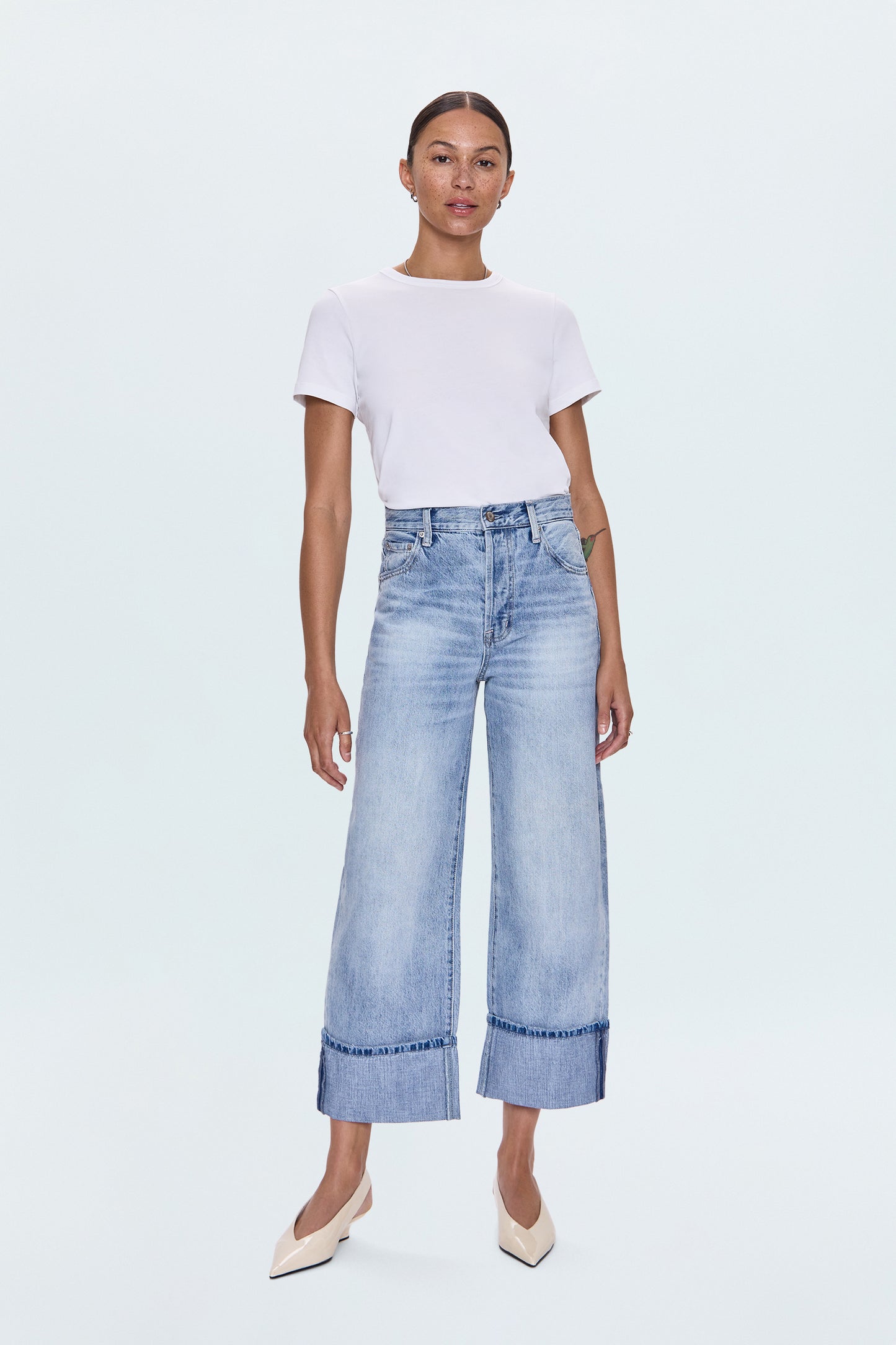 Ryder High Rise Cuffed Jean - Essex
