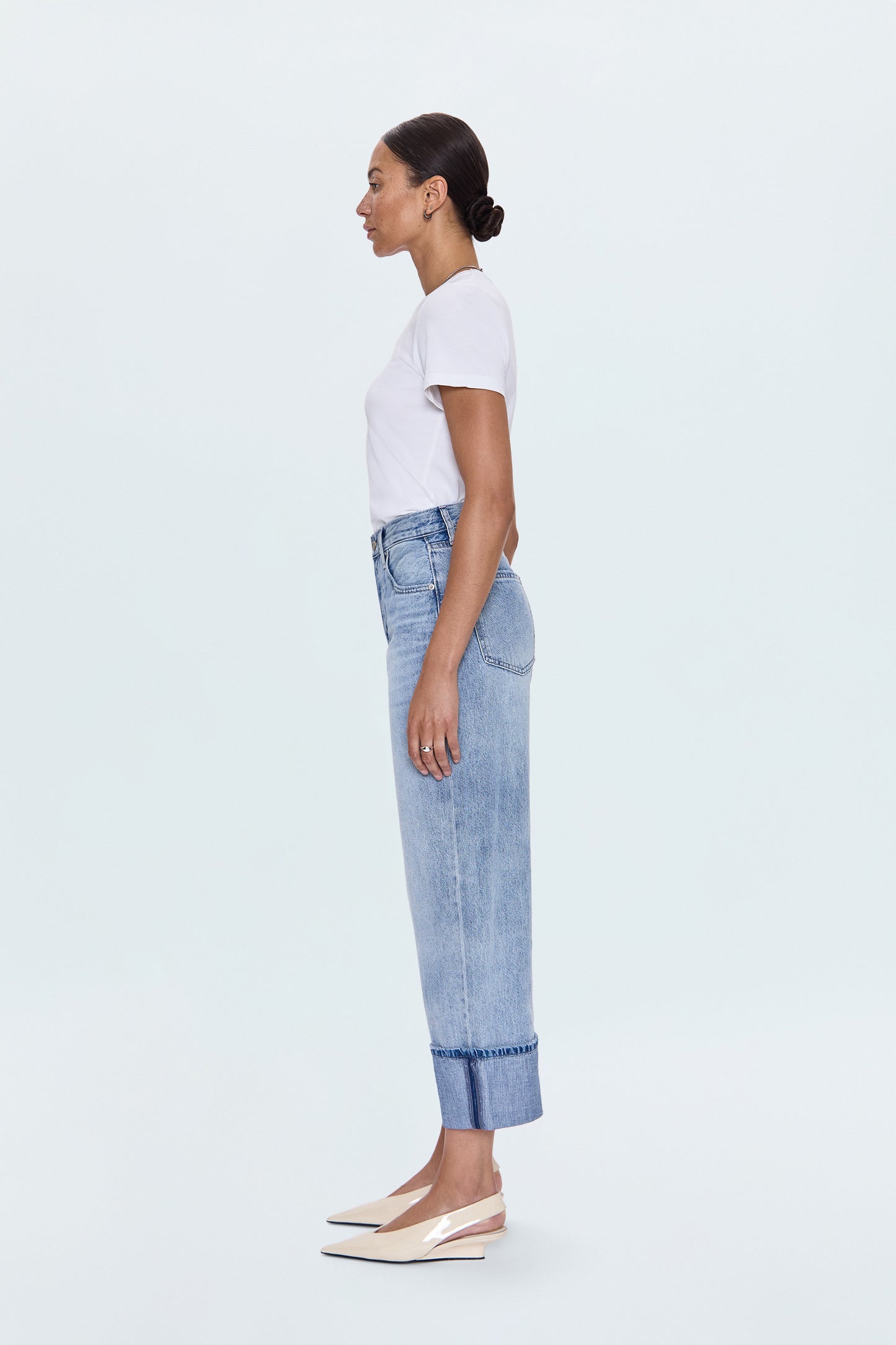 Ryder High Rise Cuffed Jean - Essex