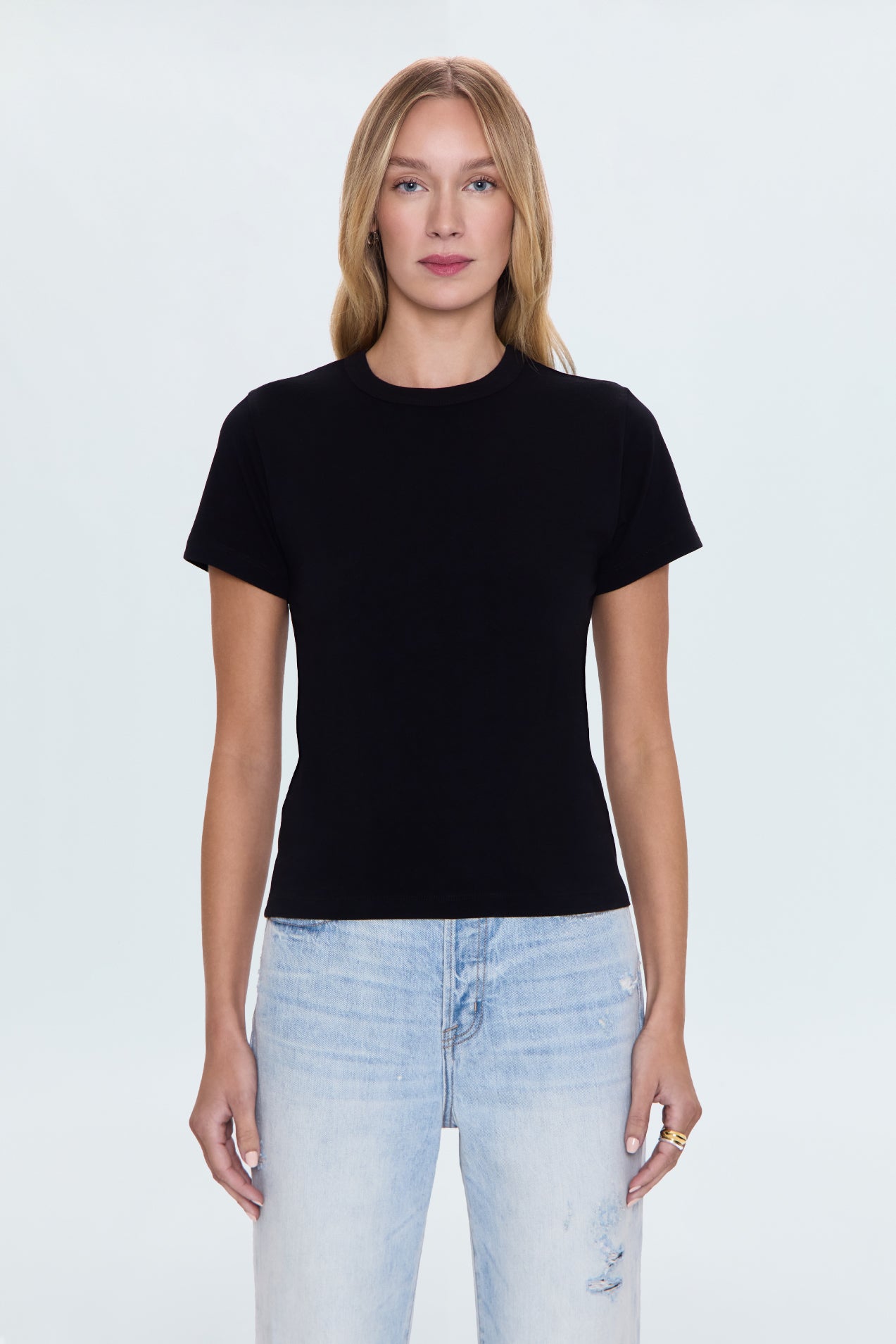 Alba Baby Tee - Noir