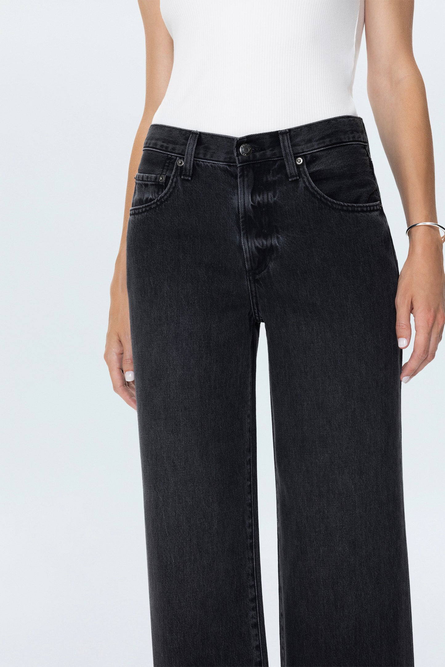 Jadyn Low Slung Palazzo Jean - Zen