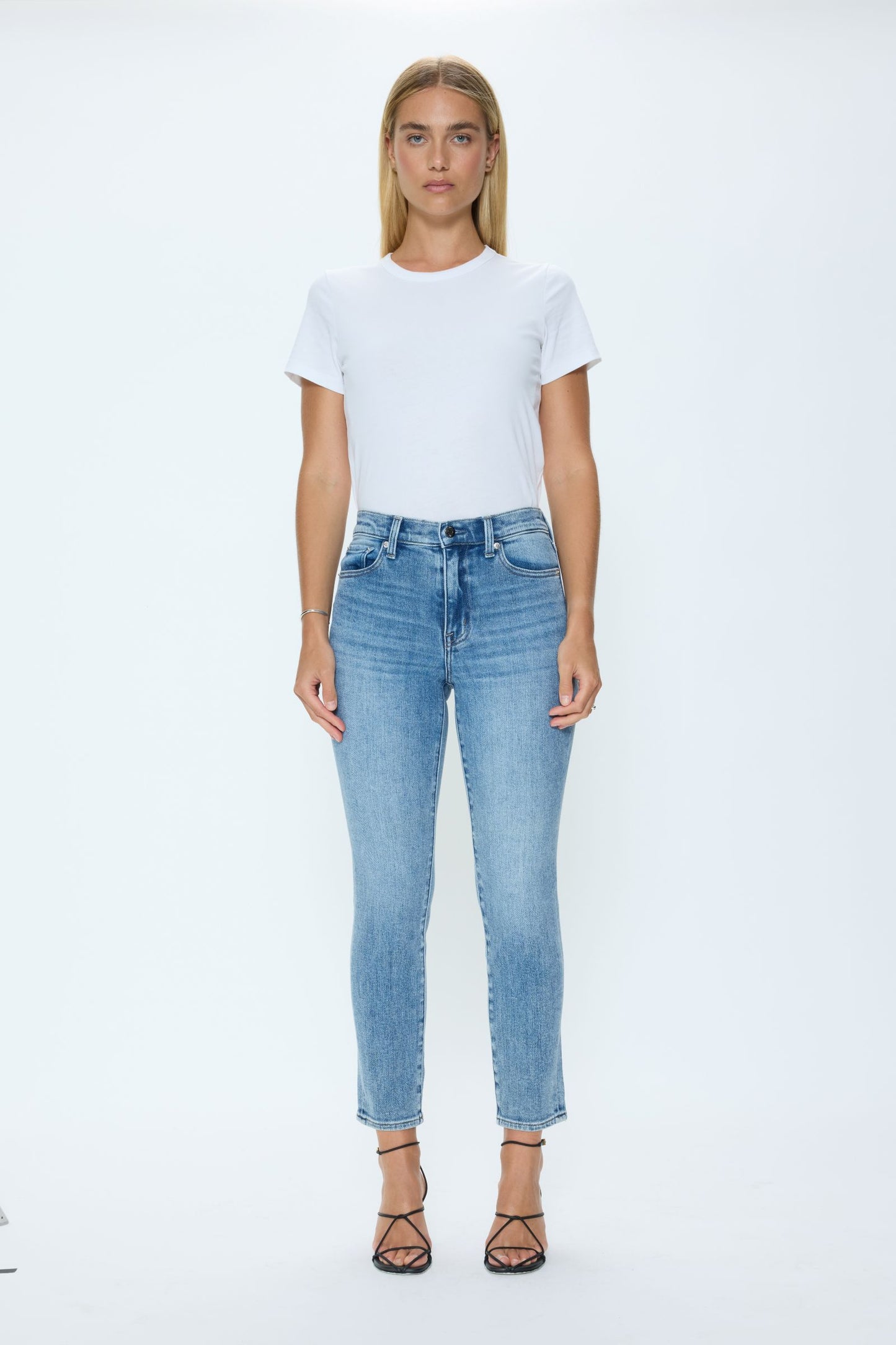 Madi High Rise Slim Jean - Silverlake