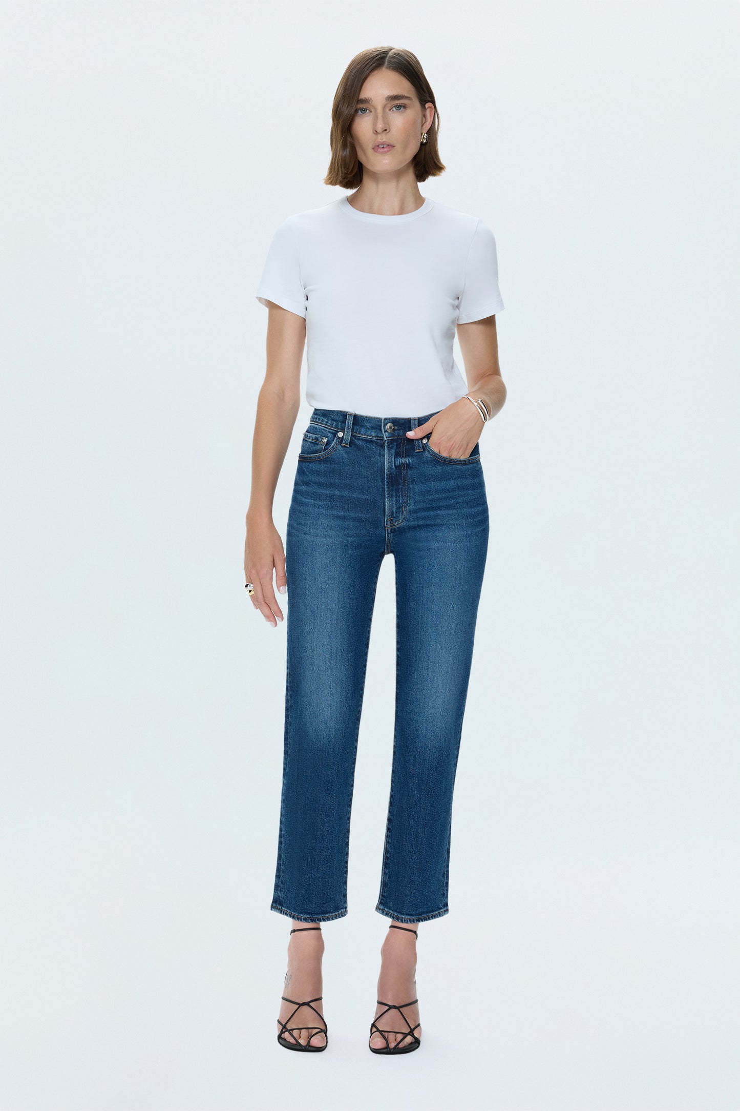 Charlie High Rise Classic Straight Jean - Broadway