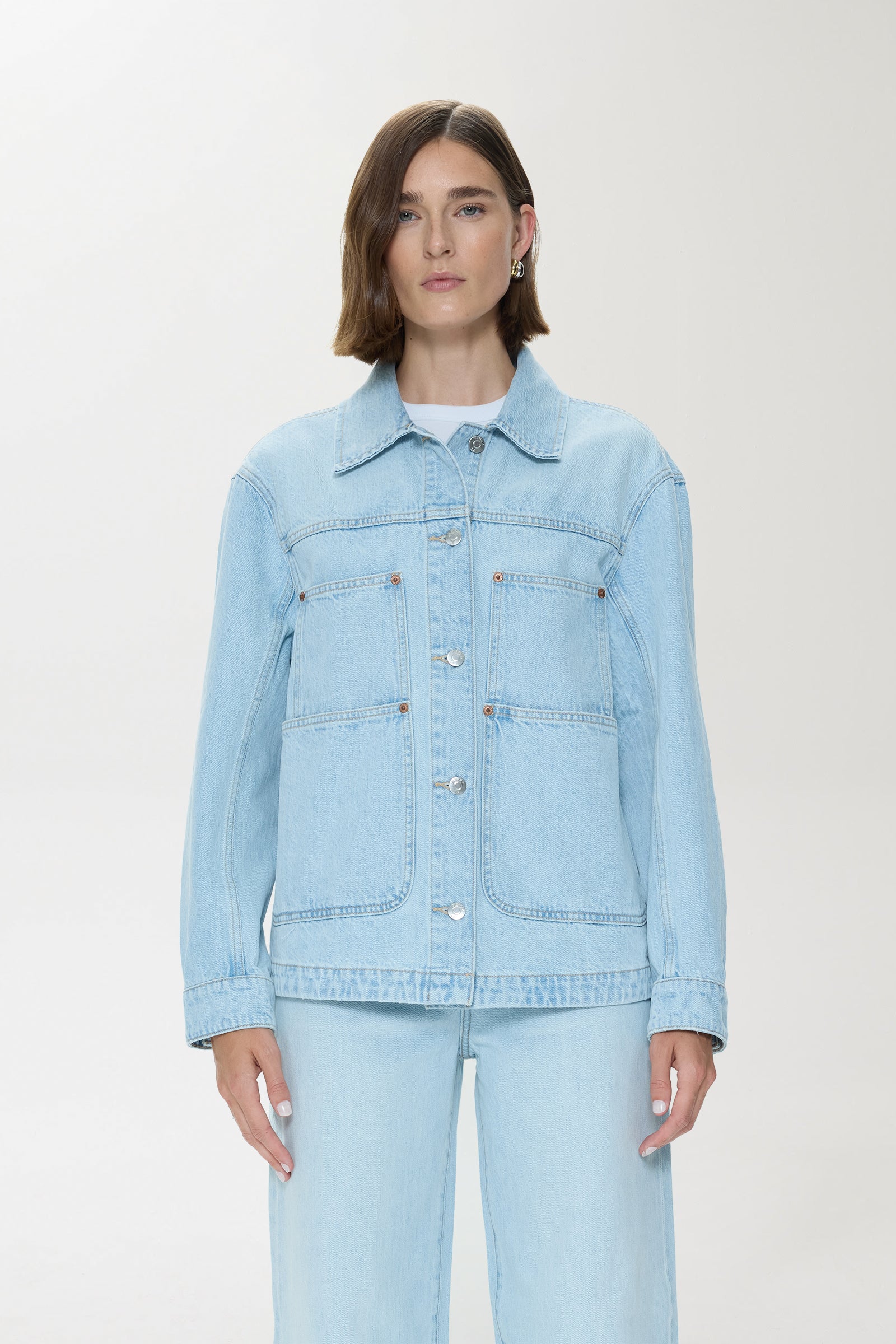 Karlee Chore Jacket - Postcards – Pistola Denim