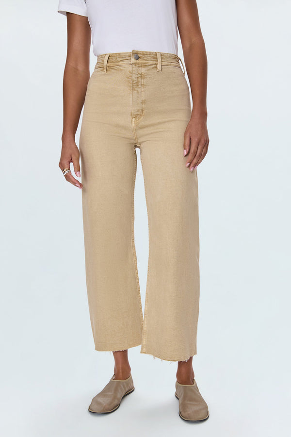 Penny High Rise Wide Leg Jean - Sand Dollar