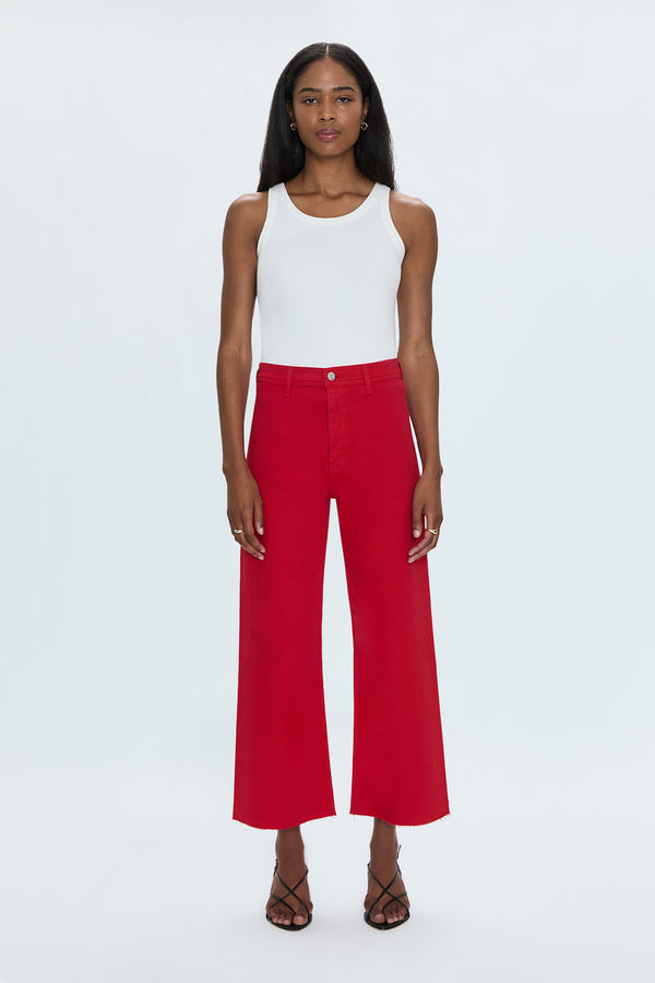 Penny High Rise Wide Leg Jean - Ruby