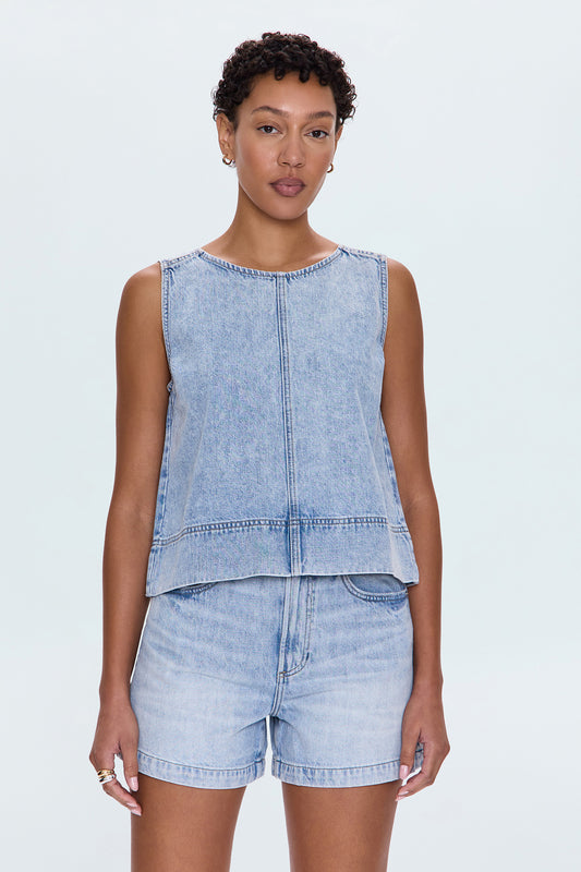 Rue Pop Over Swing Shirt - Berkeley