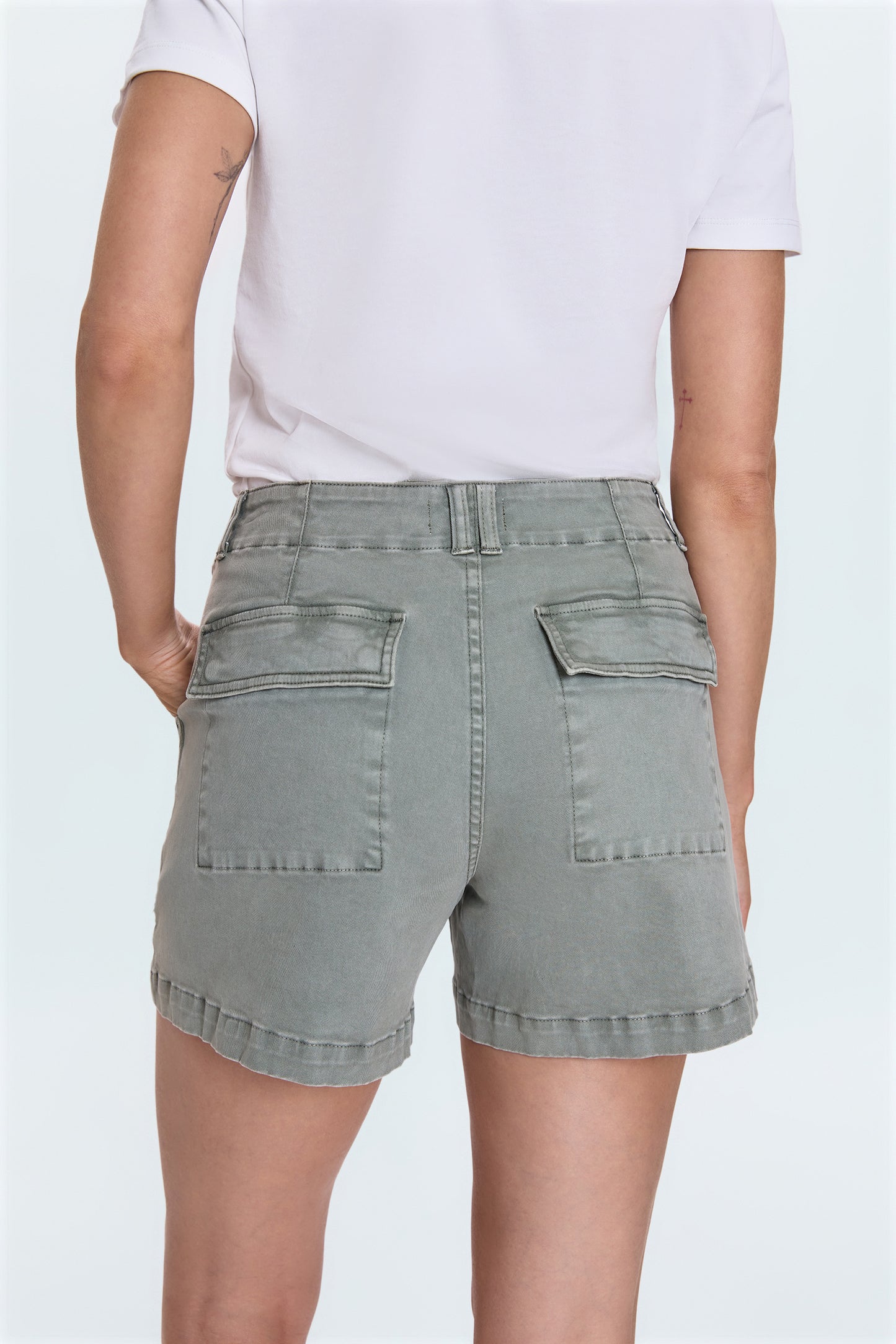 Marissa High Rise Utility Short - Bluff
