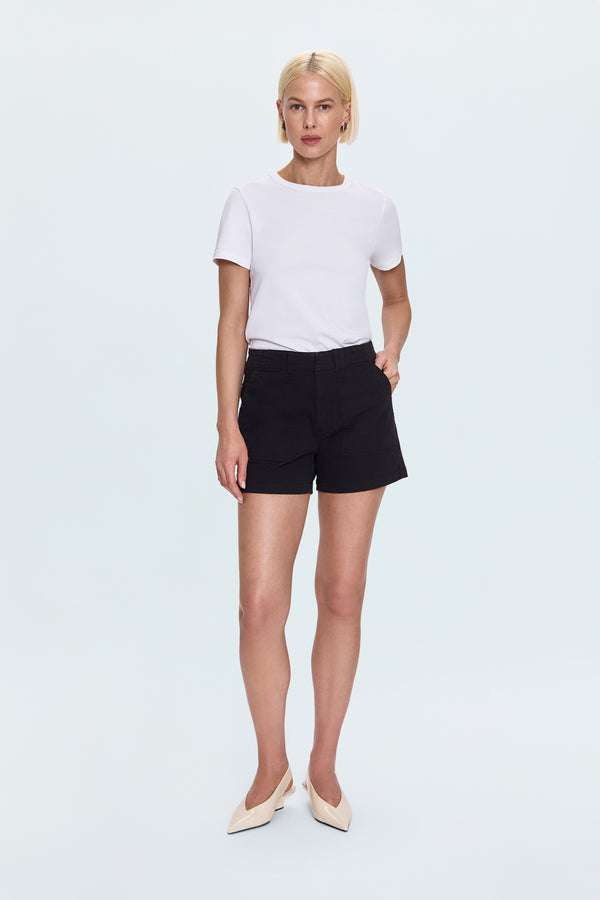 Marissa High Rise Utility Short - Noir