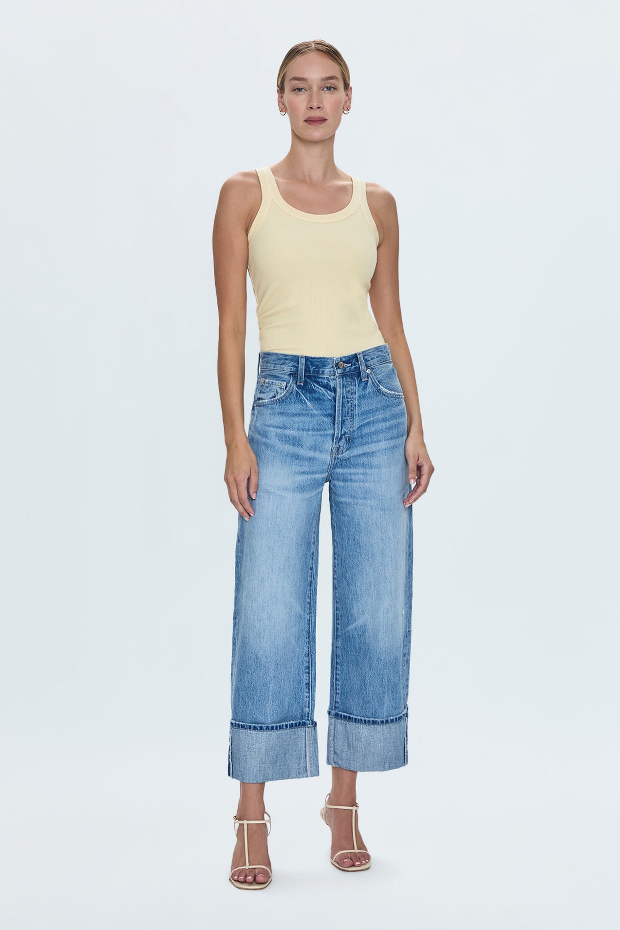 Ryder High Rise Cuffed Jean - Abroad Vintage