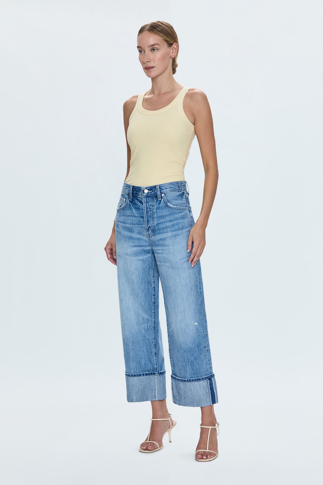 Ryder High Rise Cuffed Jean - Abroad Vintage