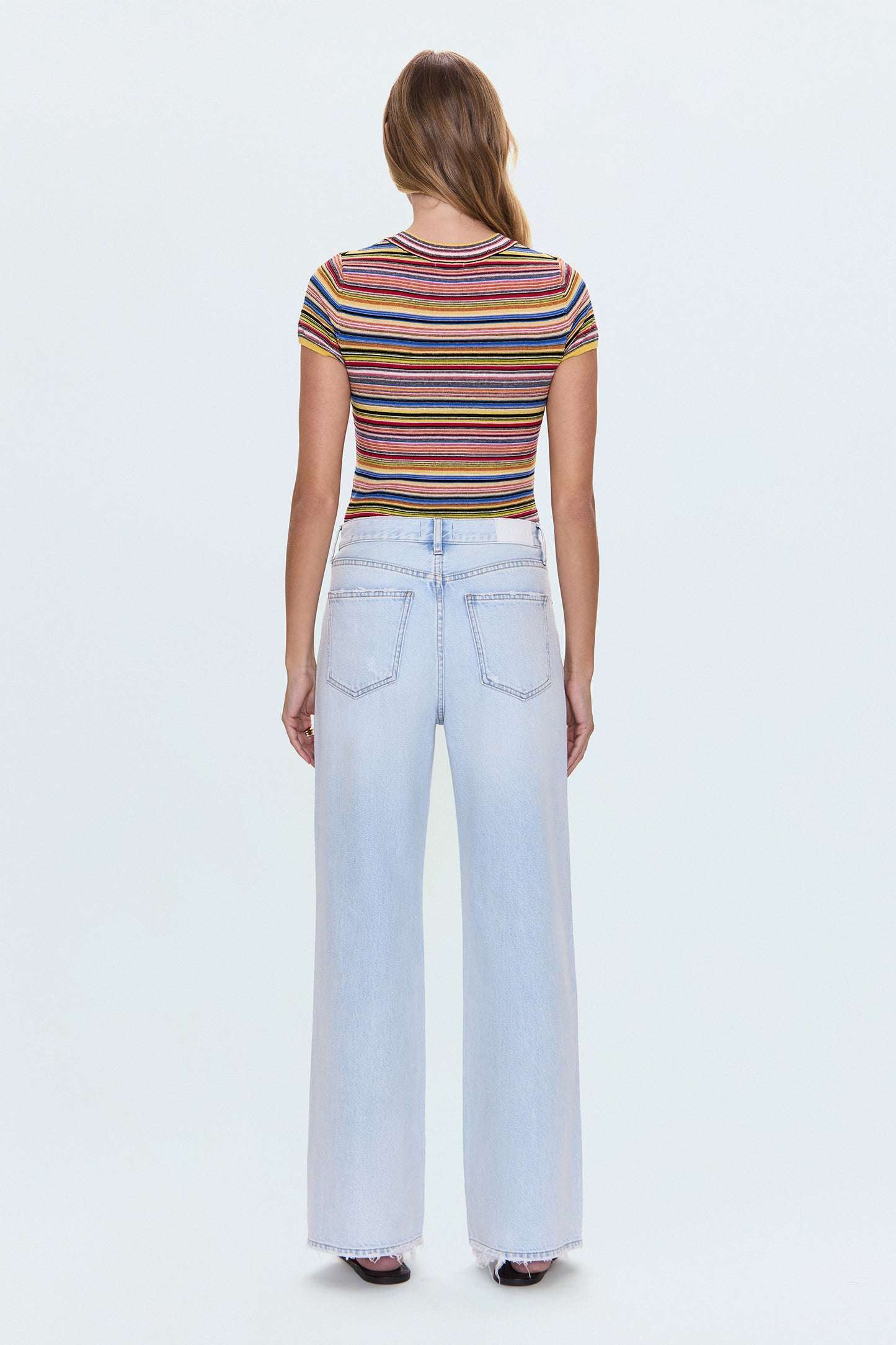 Hendrix High Rise Baggy Jean - Waterfall