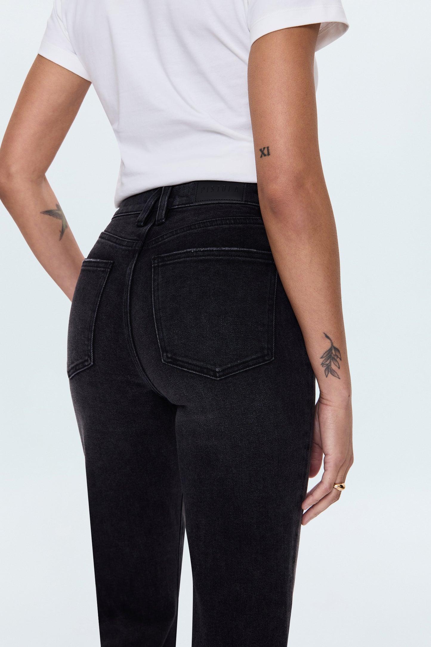 Ally High Rise Ankle Boot Jean - Lodge