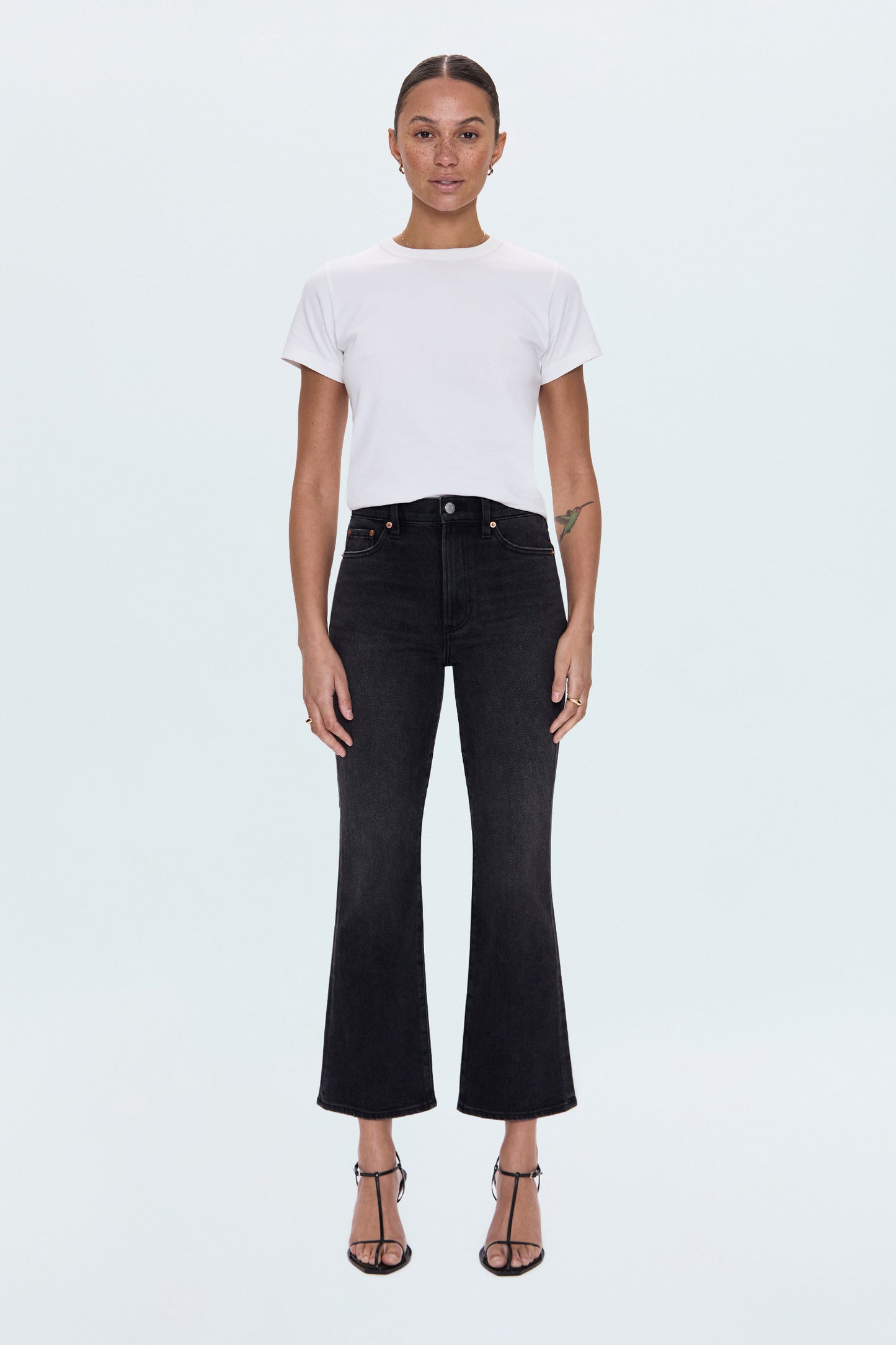 Ally High Rise Ankle Boot Jean - Lodge