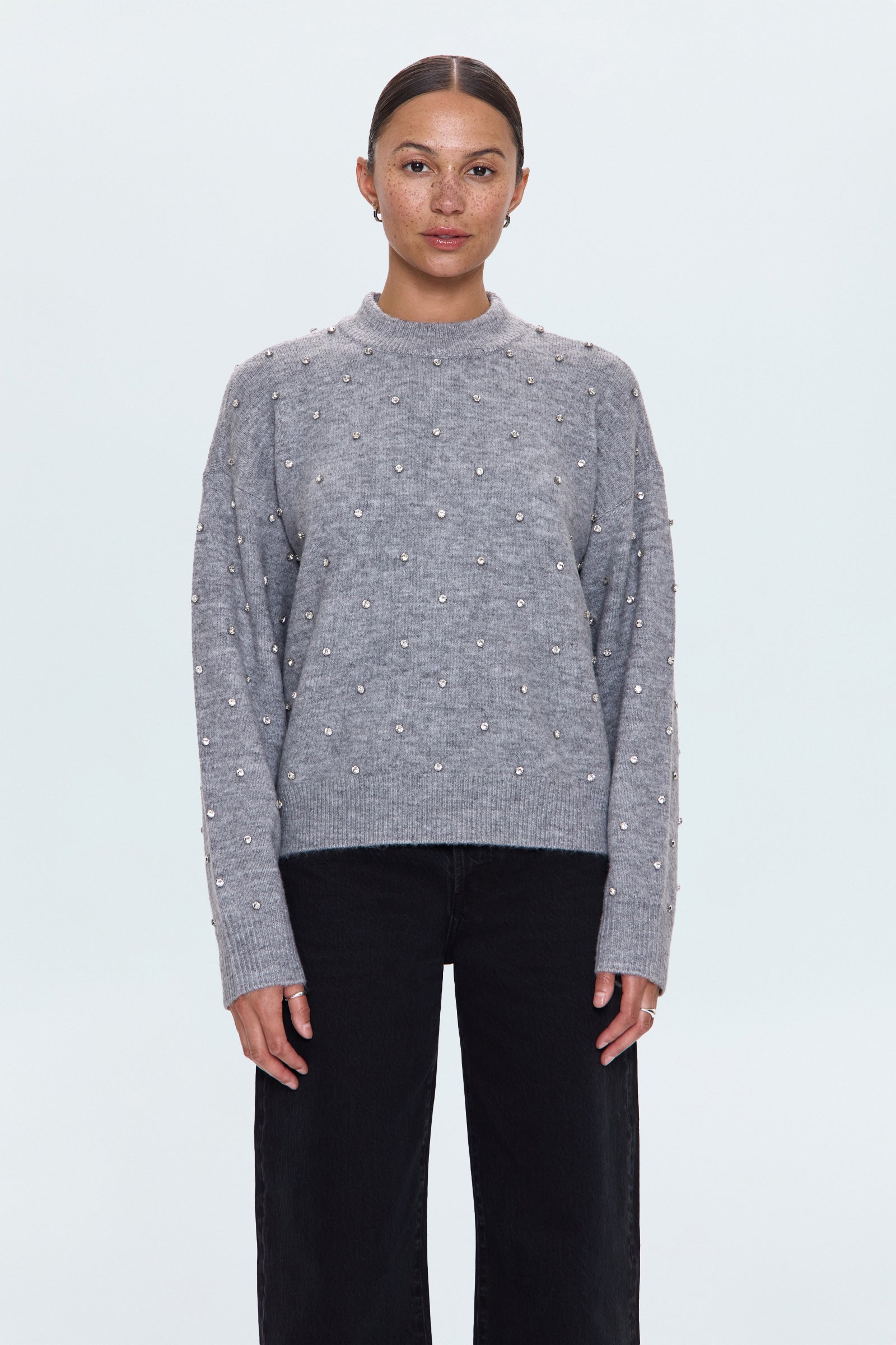 Equipment Women's Yara Wool Cashmere Sweater - Engineered Rib Knit With Oversized Sleeves In Astral Aura - View #6