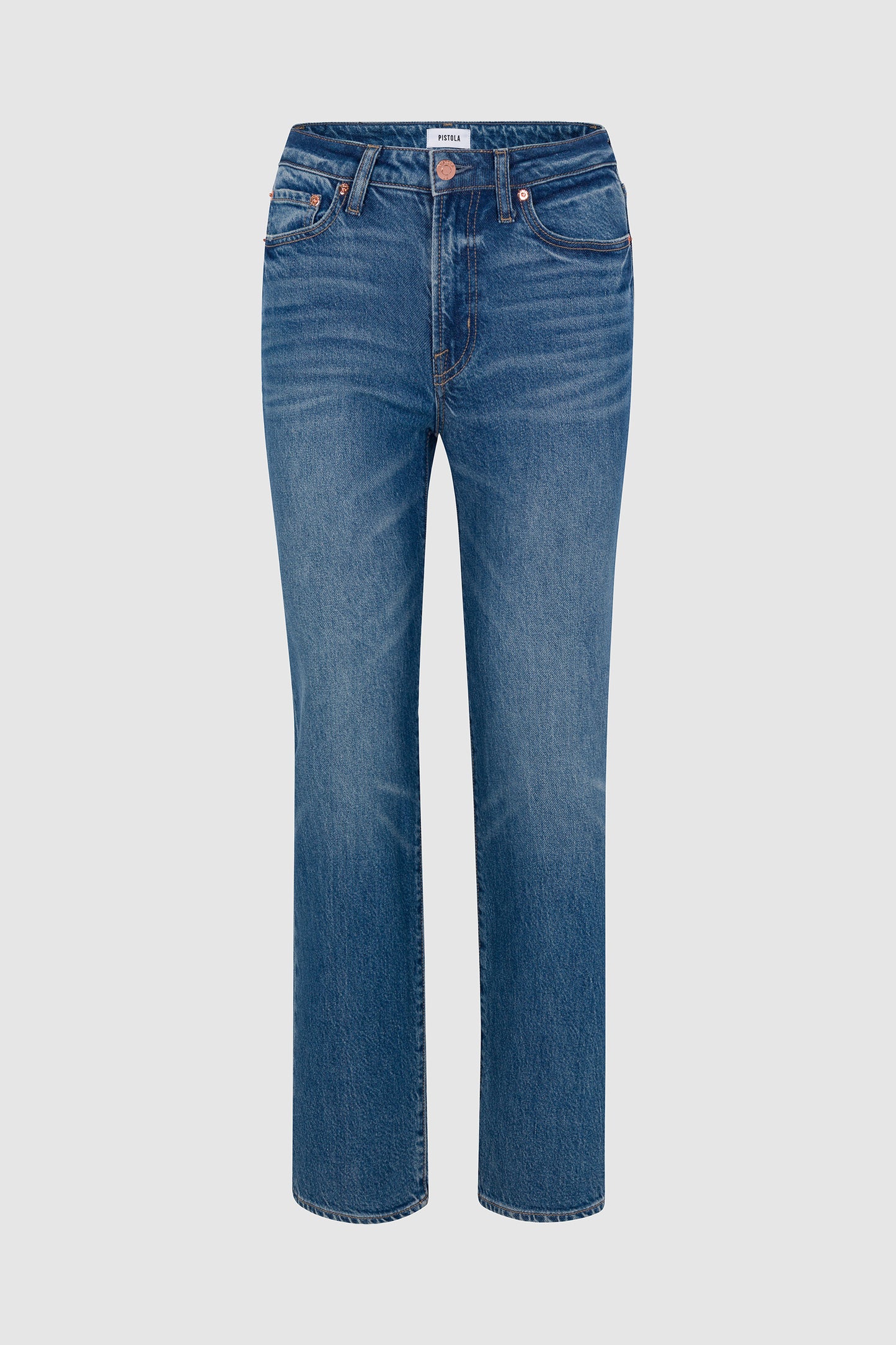 Aleks Mid Rise Straight - Sea Salt