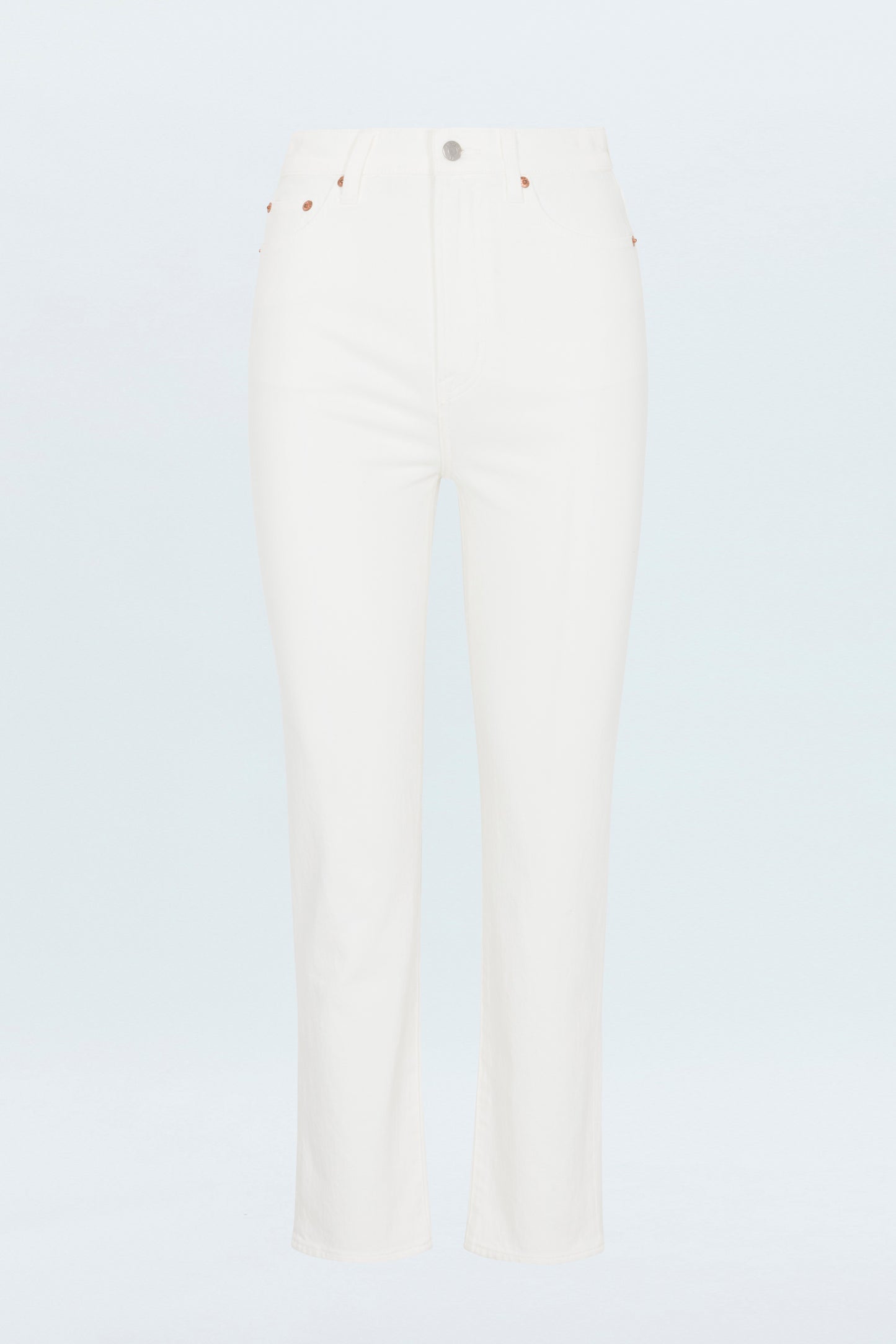 Bri High Rise Slim Straight Jean - Antique White
