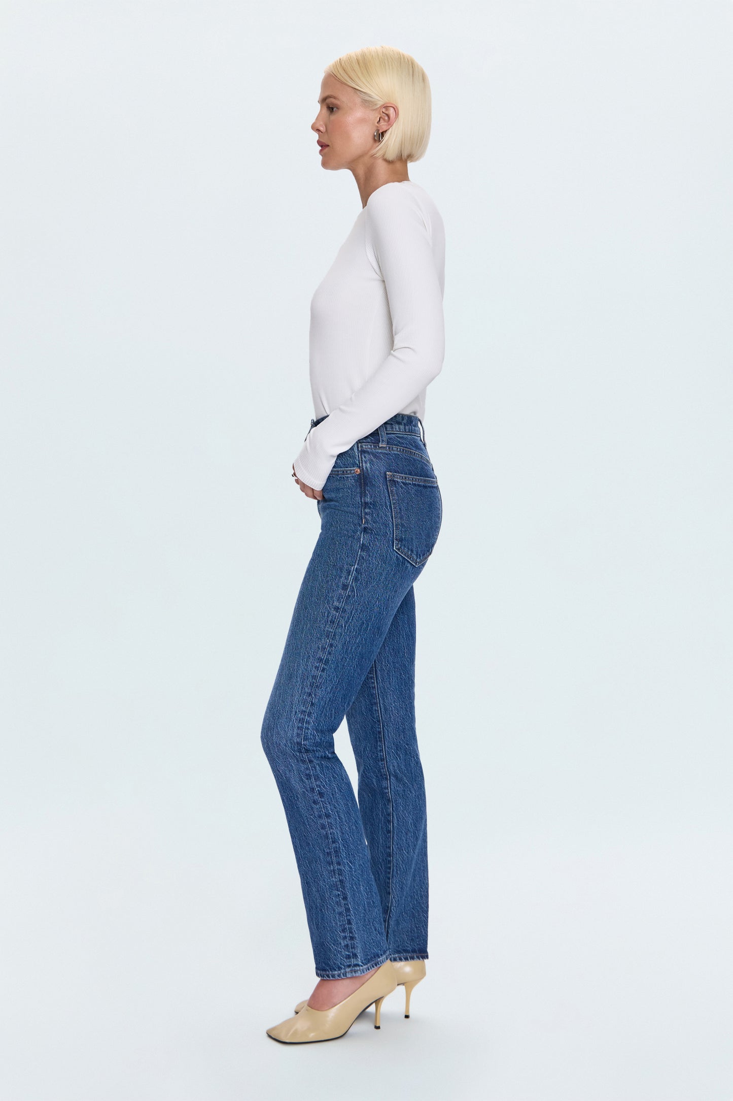 Bri High Rise Slim Straight - Victory
