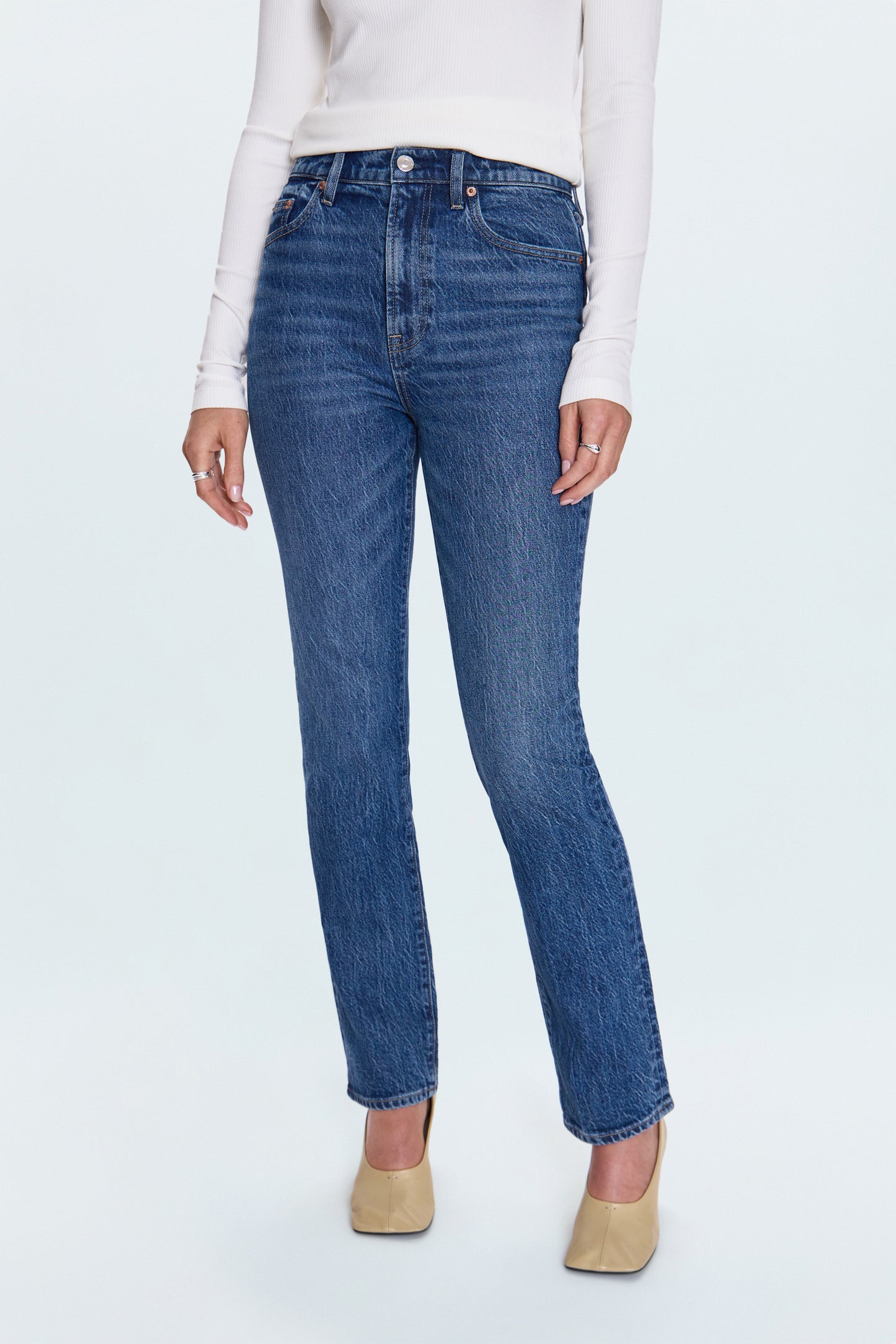 Bri High Rise Slim Straight - Victory