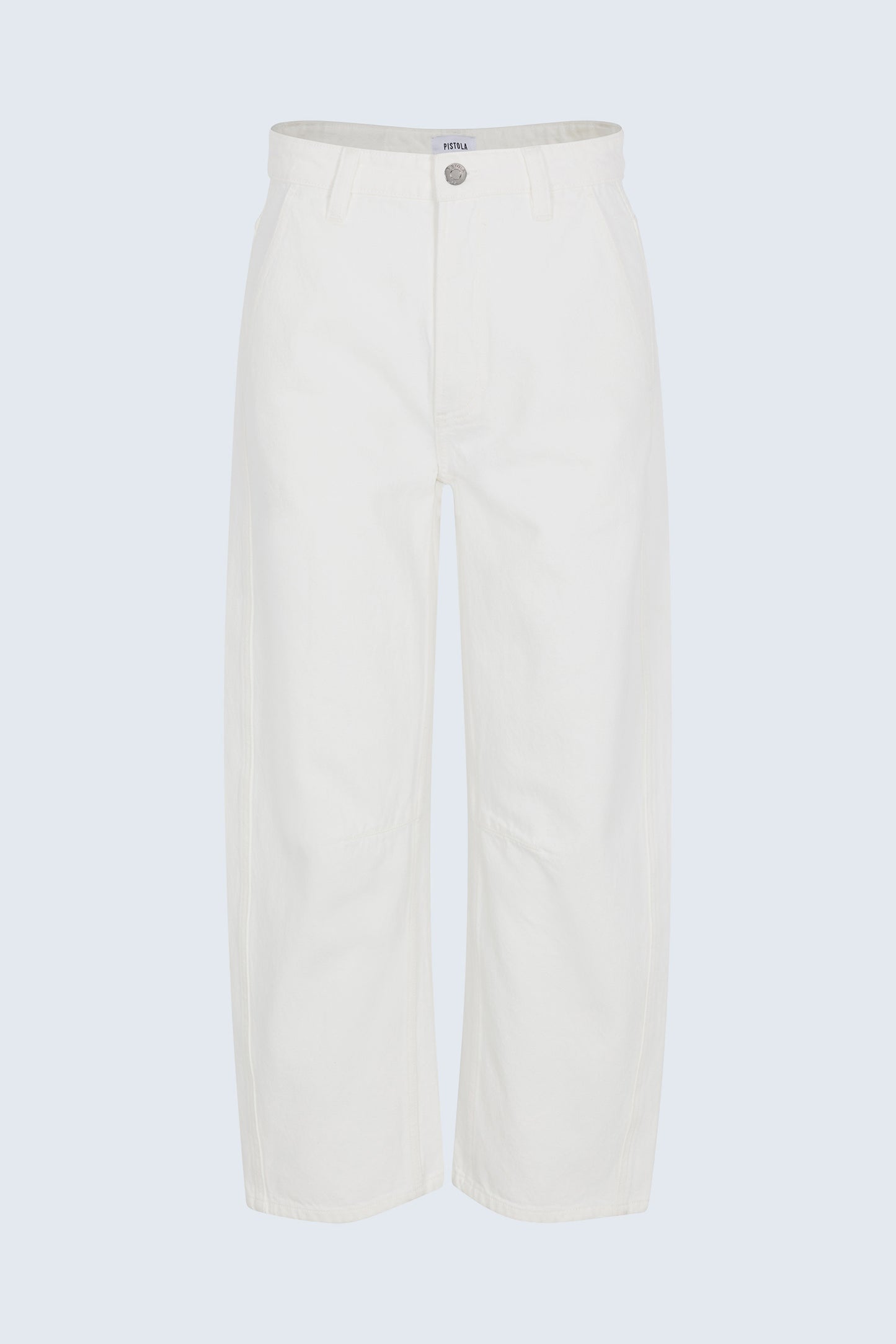 Pistola Beau Seamed Crescent Leg - Paper White jeans