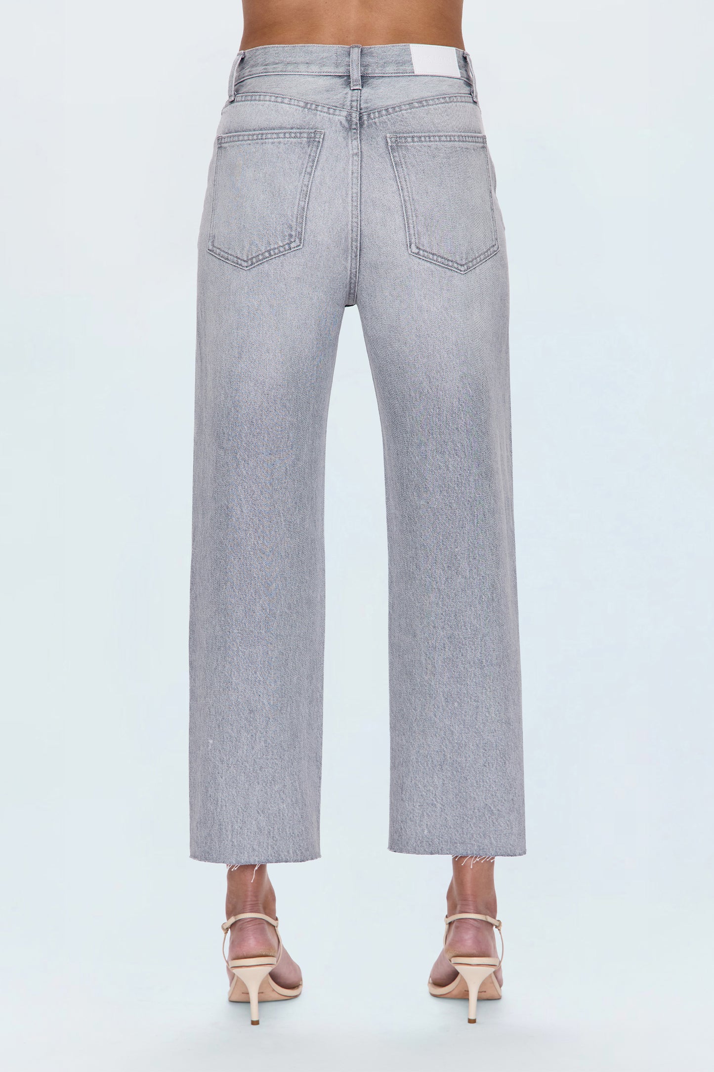 Cassie Crop Super High Rise Straight Jean - Enigma