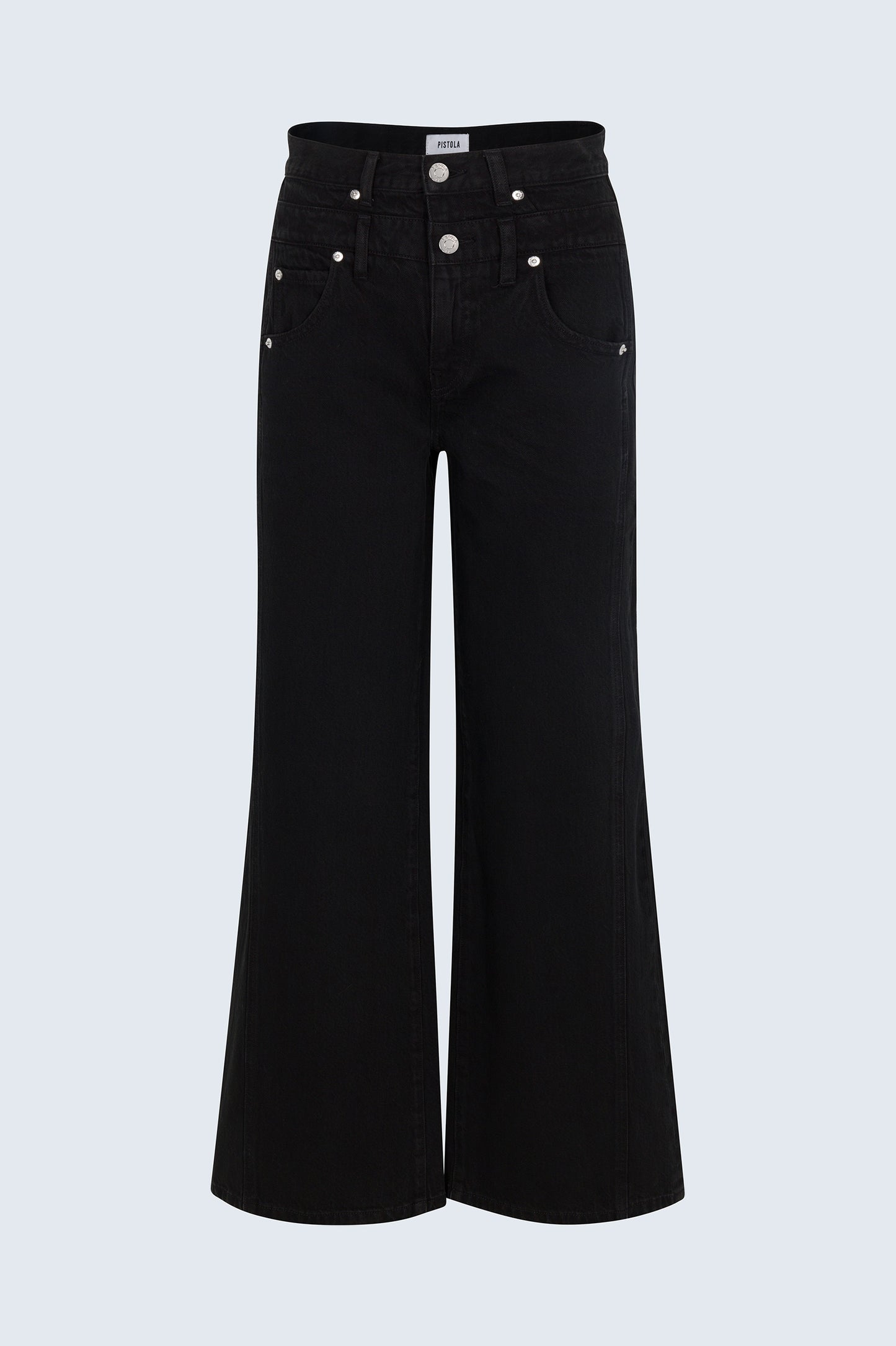Caleb High Rise Stacked Waist Jean - Midnight Hour