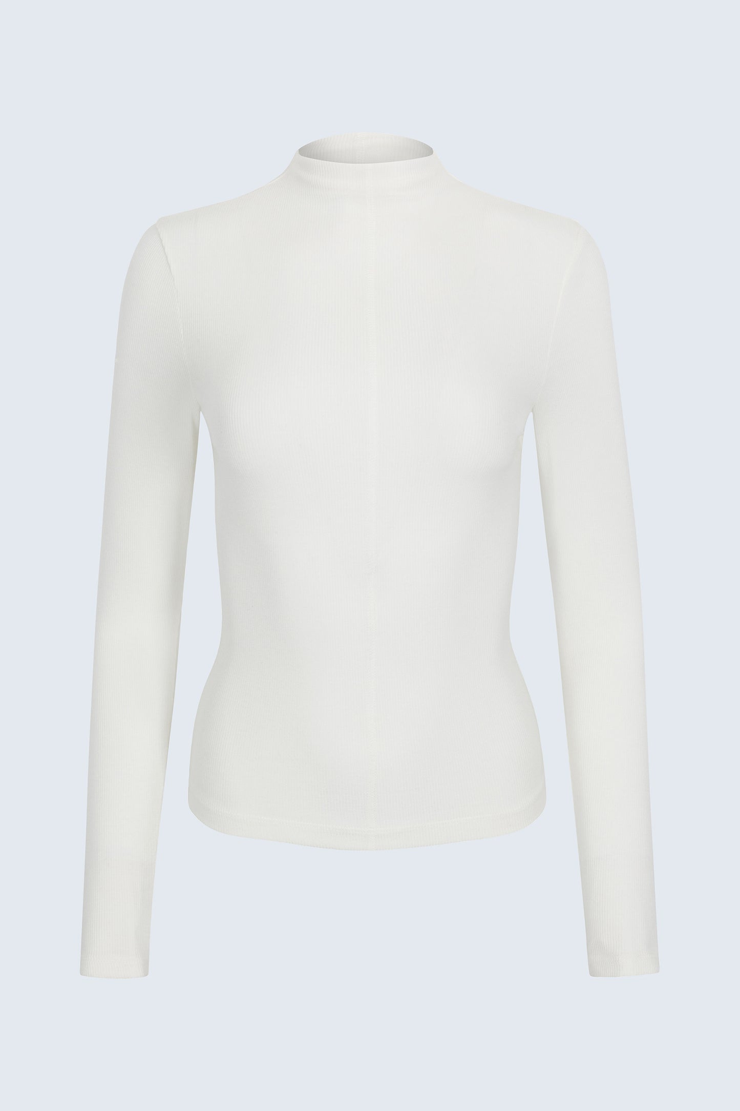 Dara L/S Funnel Neck Top - Ecru