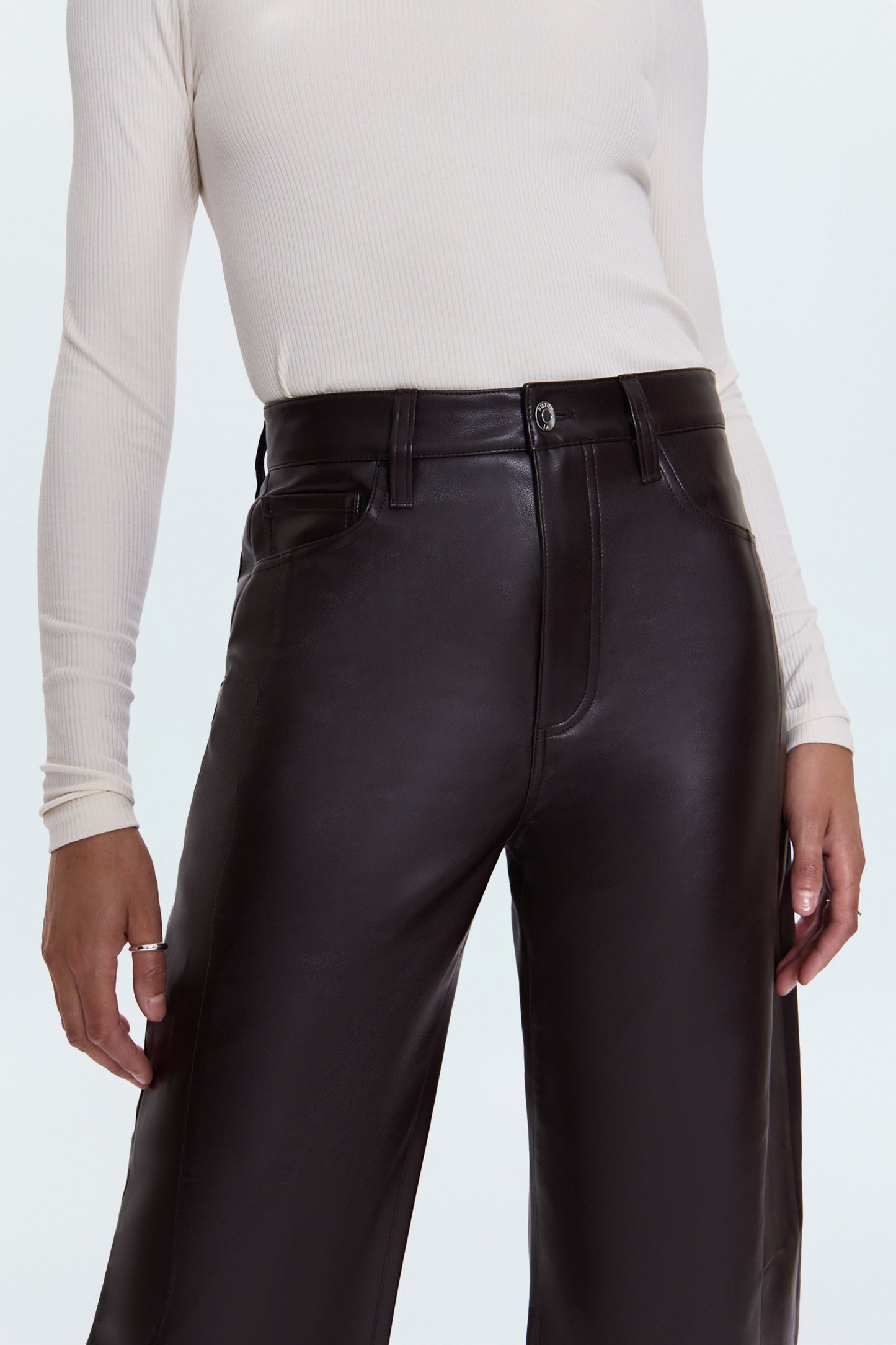 Eli High Rise Barrel Jean - French Roast