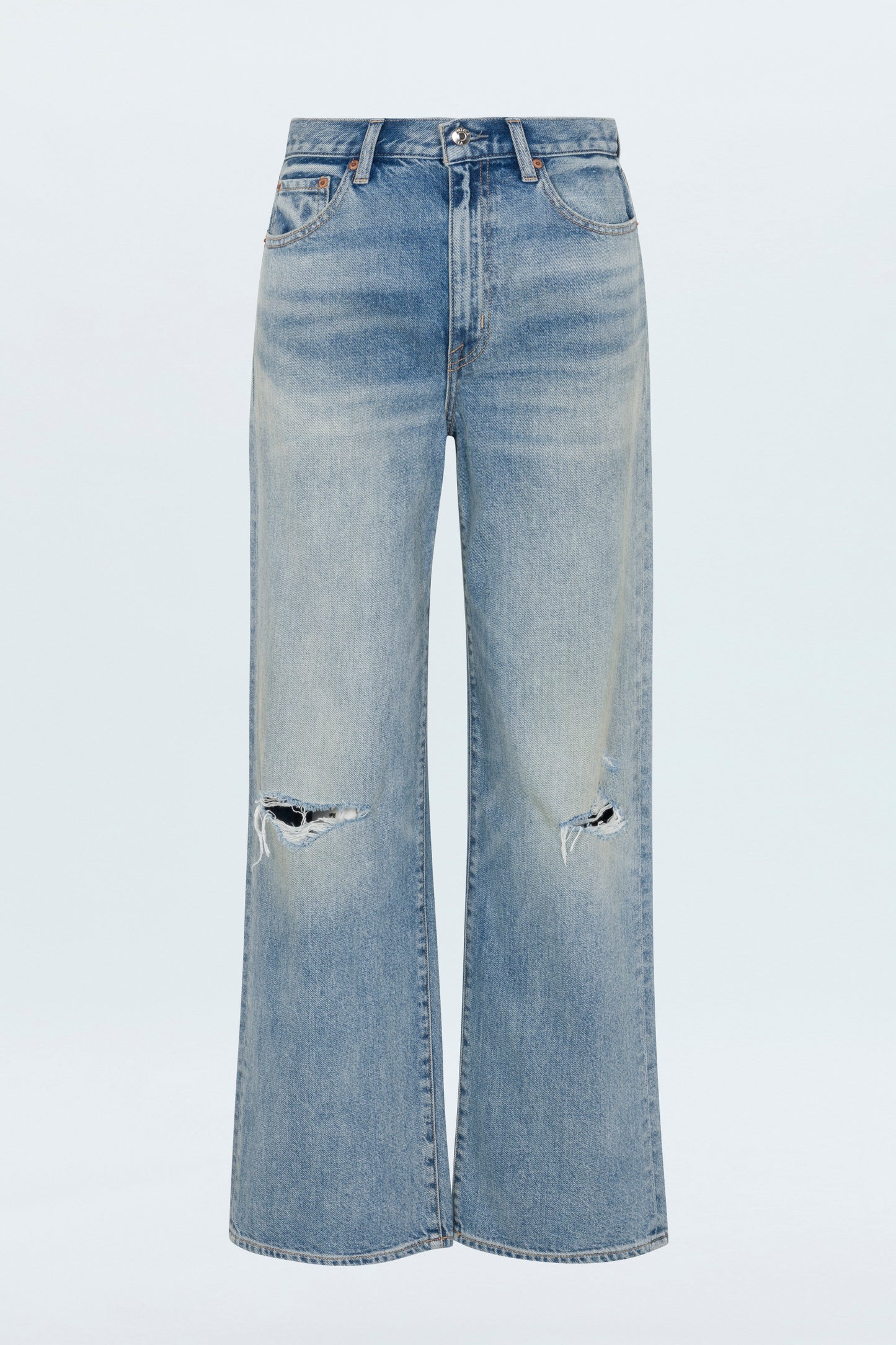 Hendrix High Rise Baggy Jean - Apprentice Distressed