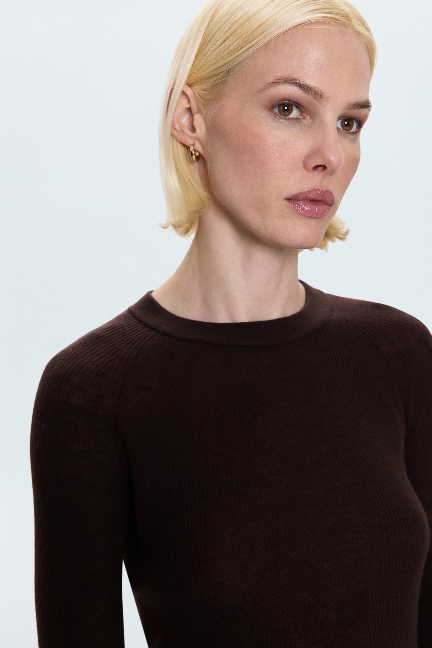 Juno Feather Weight Sweater - Mocha
