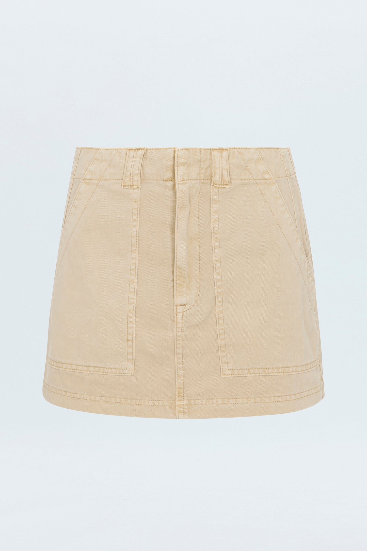 Kayla Mid Rise Utility Skirt - Canoe