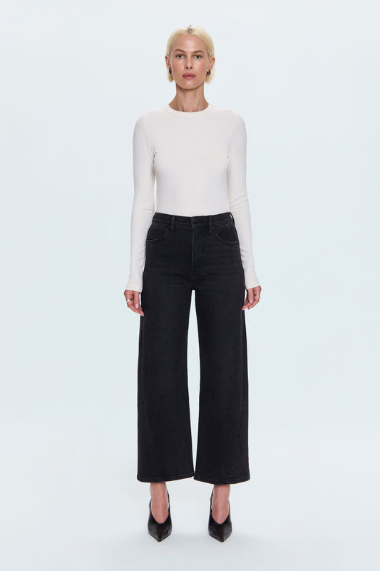 Kyra High Rise Bowed Ankle - Jetset