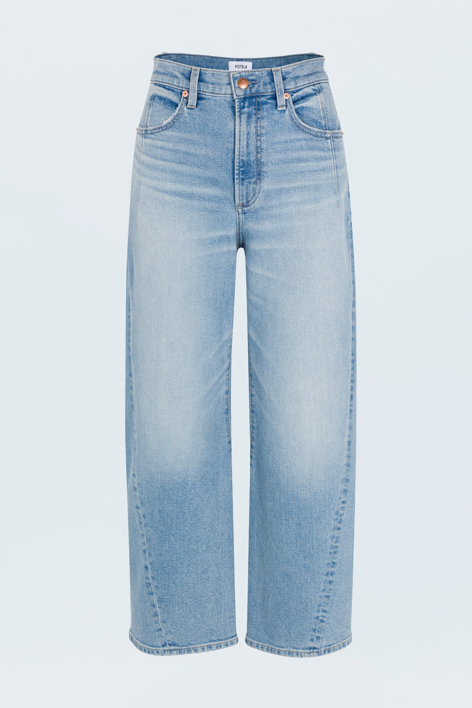 PETITE Kyra Ankle High Rise Bowed Jean Terrace – Pistola Denim