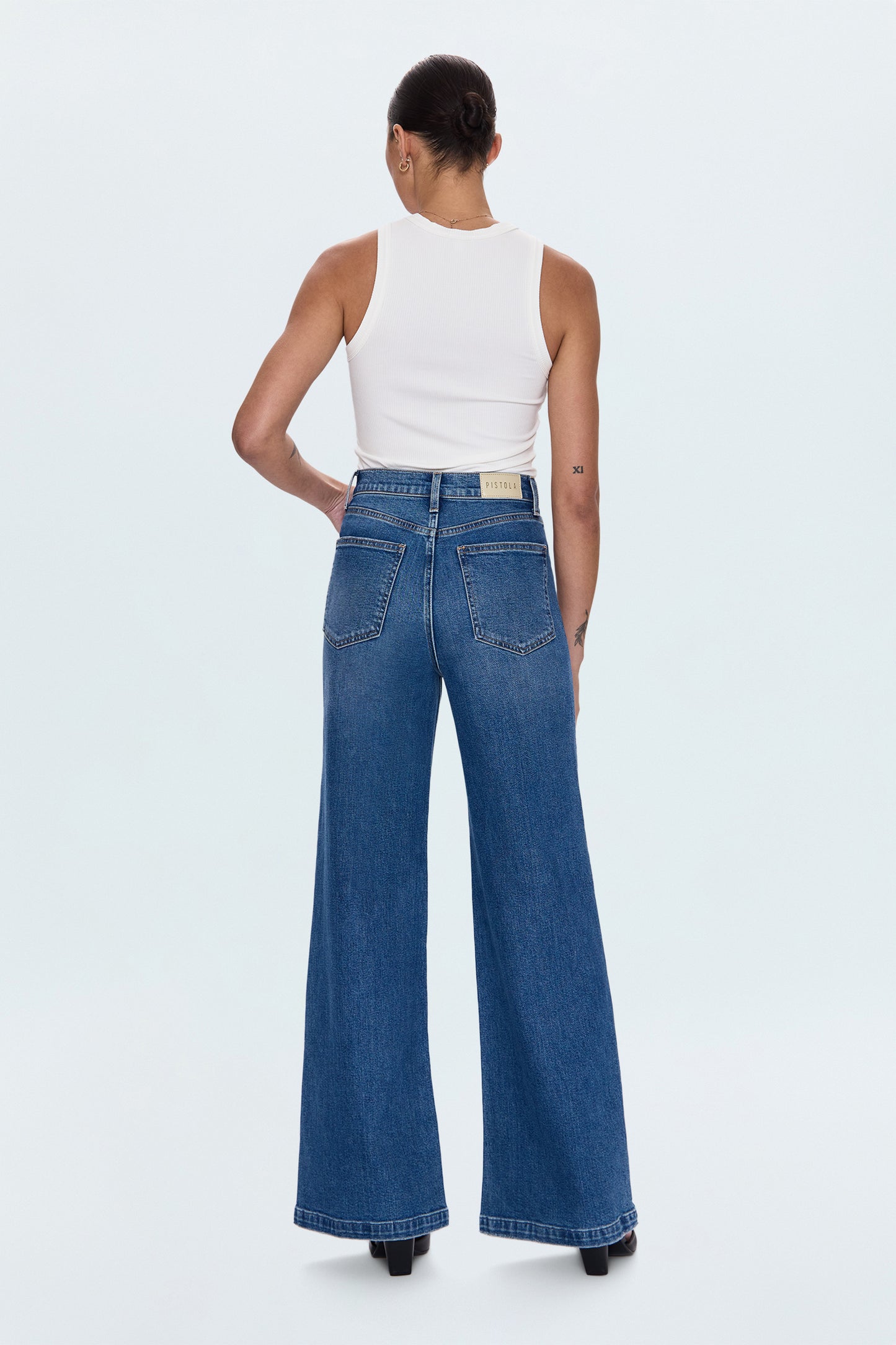 PETITE Lana High Rise Ultra Wide Leg Jean - Soho