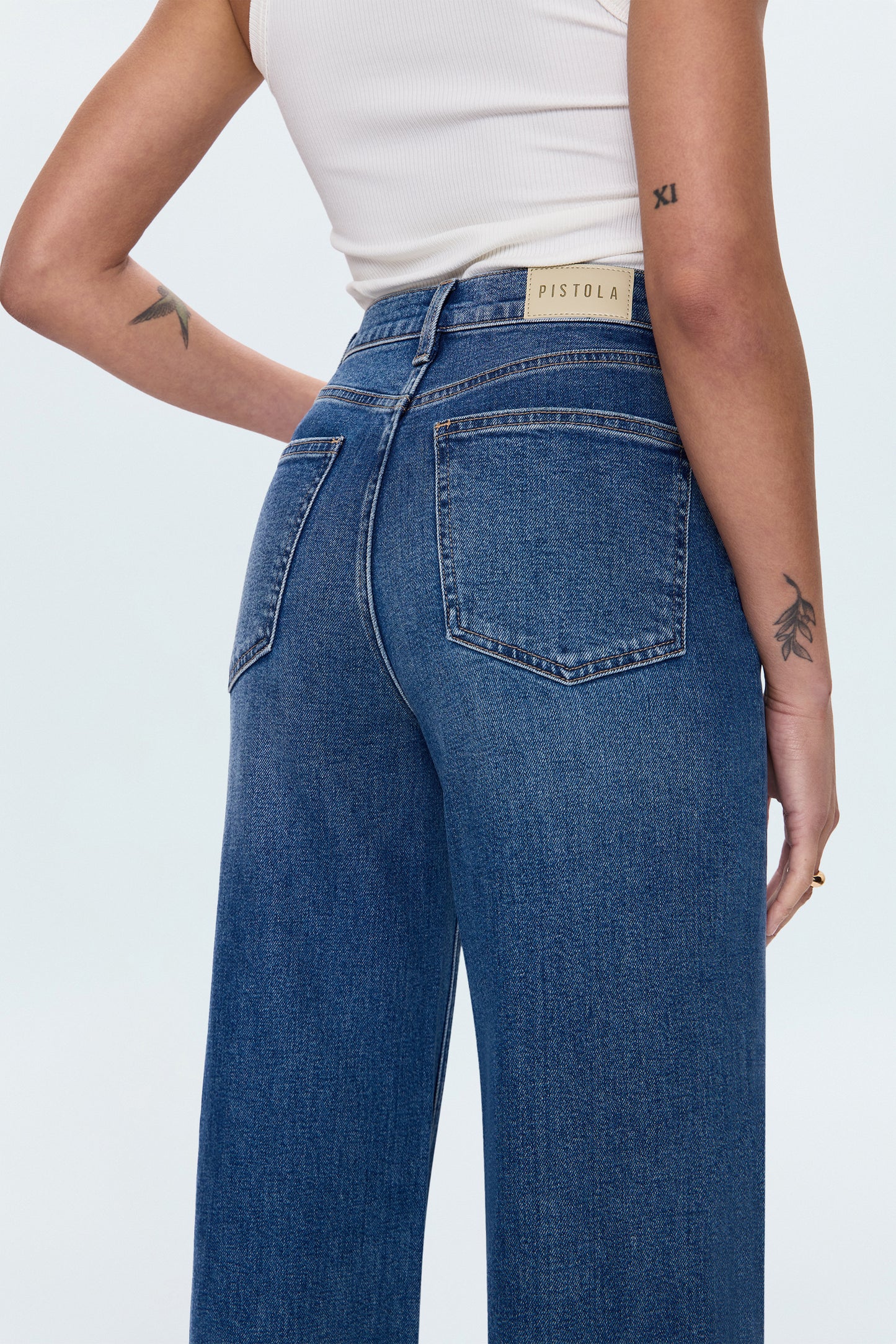 PETITE Lana High Rise Ultra Wide Leg Jean - Soho