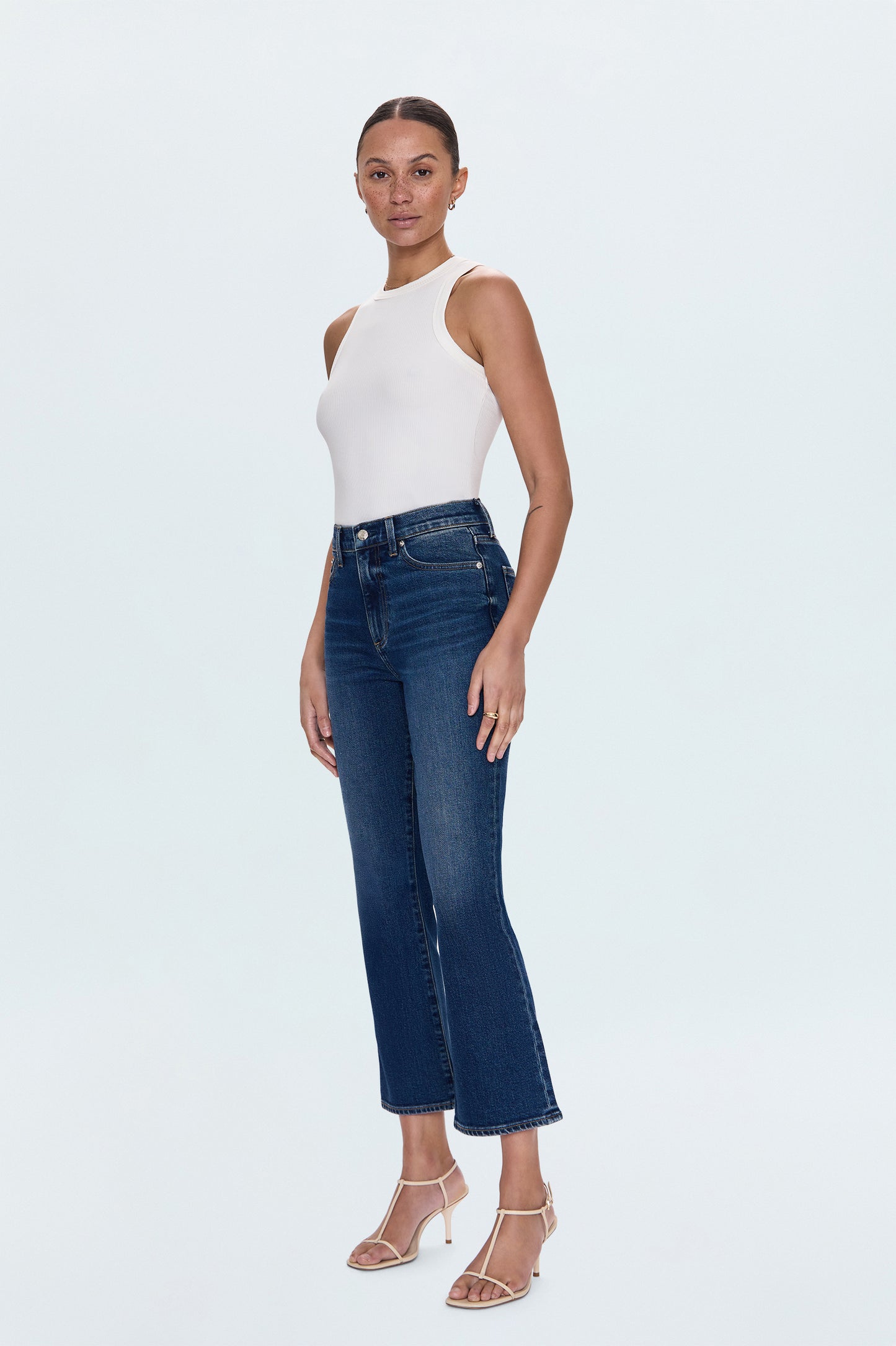 Lennon High Rise Crop Boot Jean - Broadway