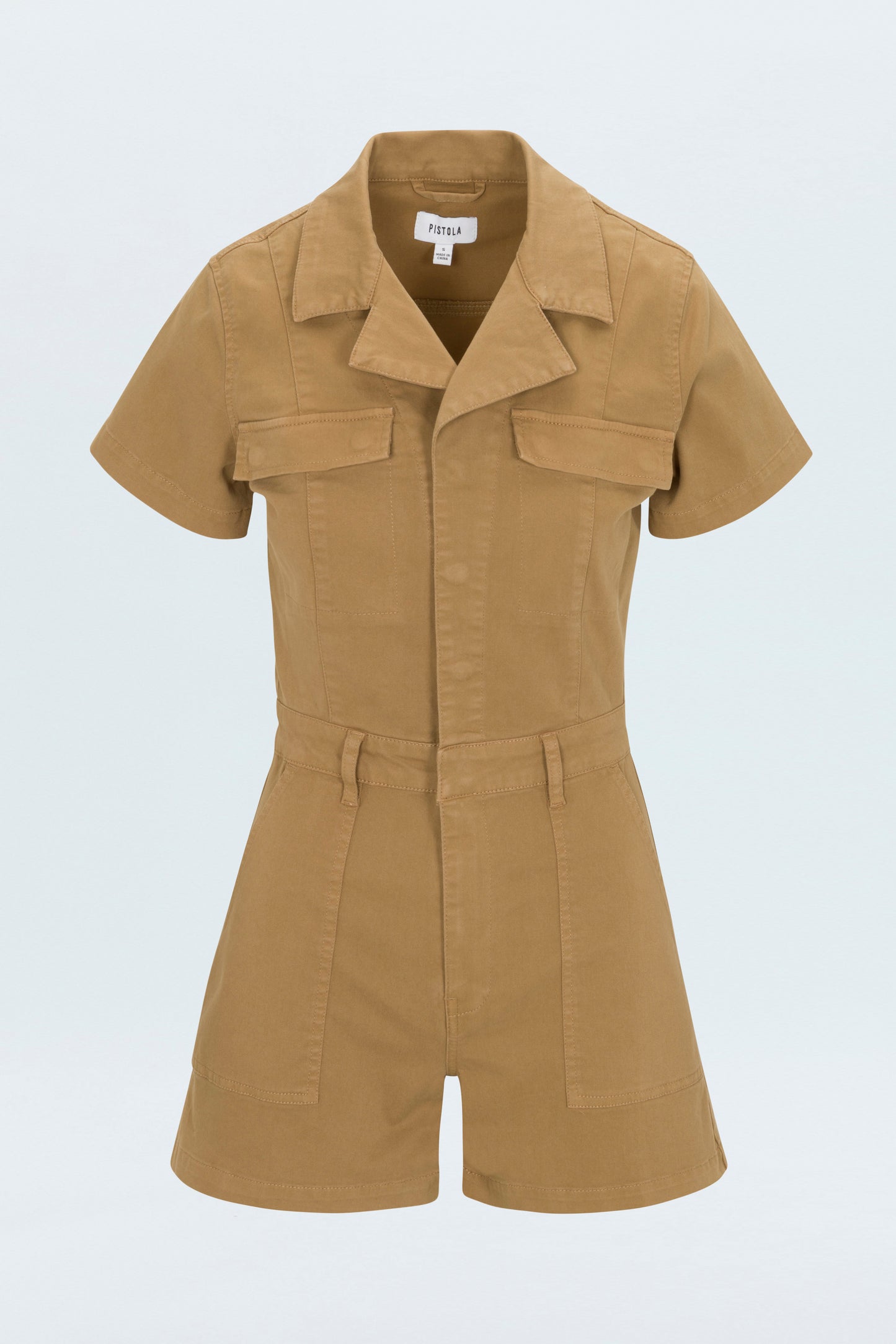 Morgan Utility Romper - Khaki