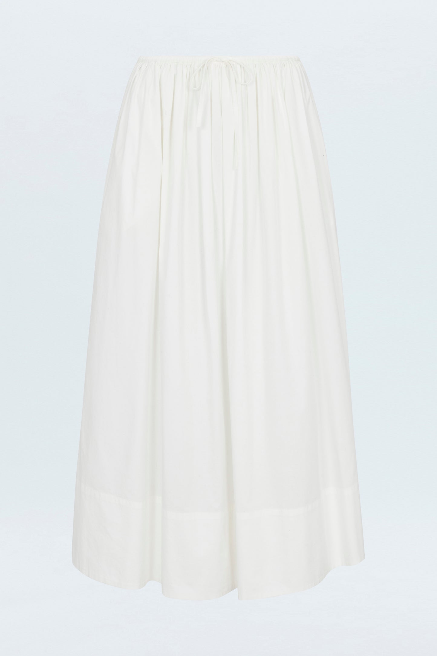 Noelle Poplin Maxi Skirt - Le Blanc
