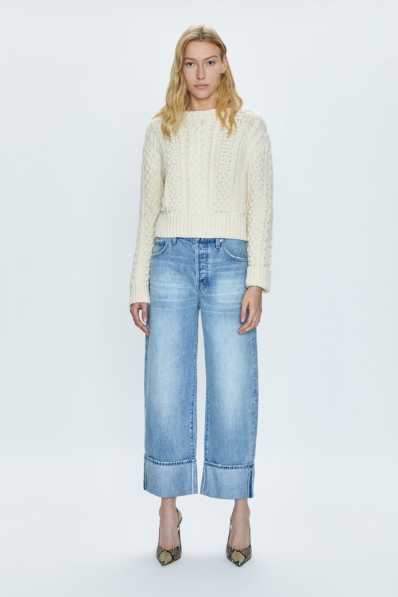 Ryder High Rise Cuffed Jean - Essex