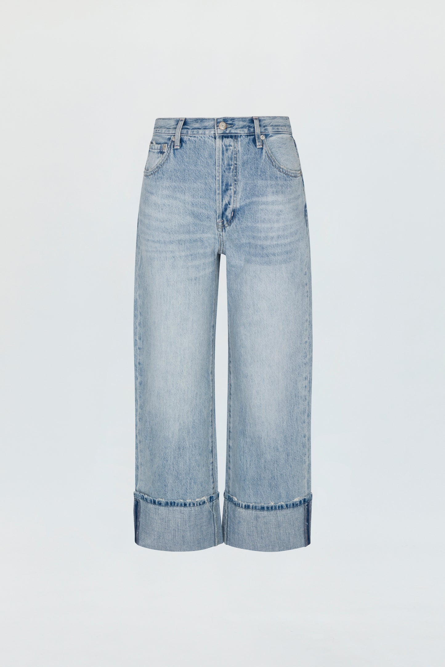 Ryder High Rise Cuffed Jean - Essex