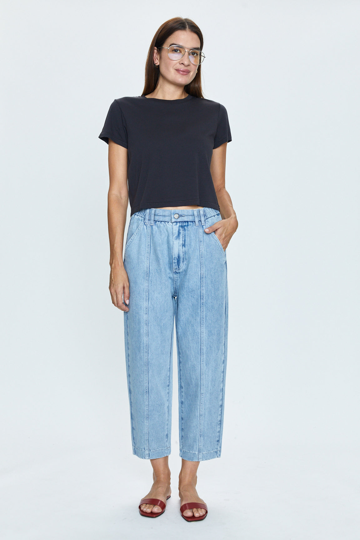 Court Mid Rise Relaxed - Jardin